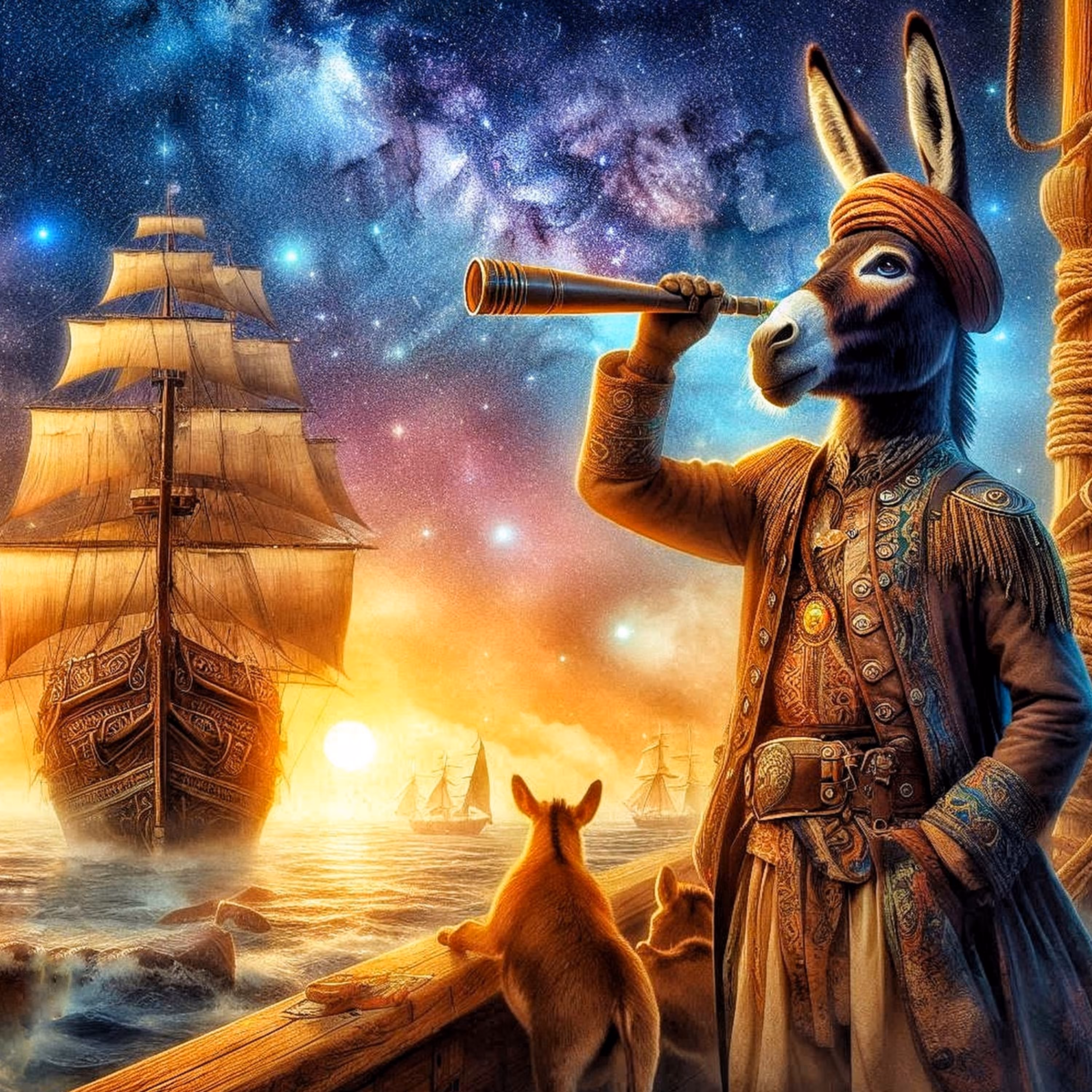 Pirate donkey
