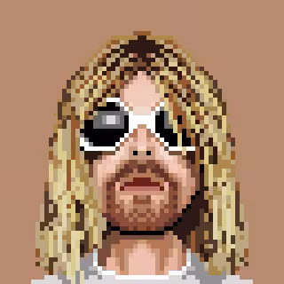 CryptoSlebs #013 Kurt Cobain Nirvana