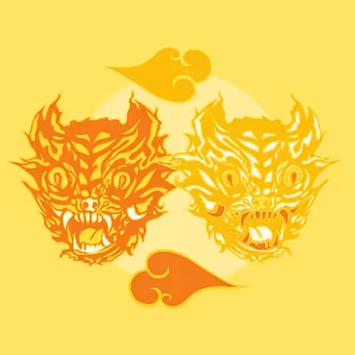 Tiger Talisman - YELLOW - When Tigers Smoked