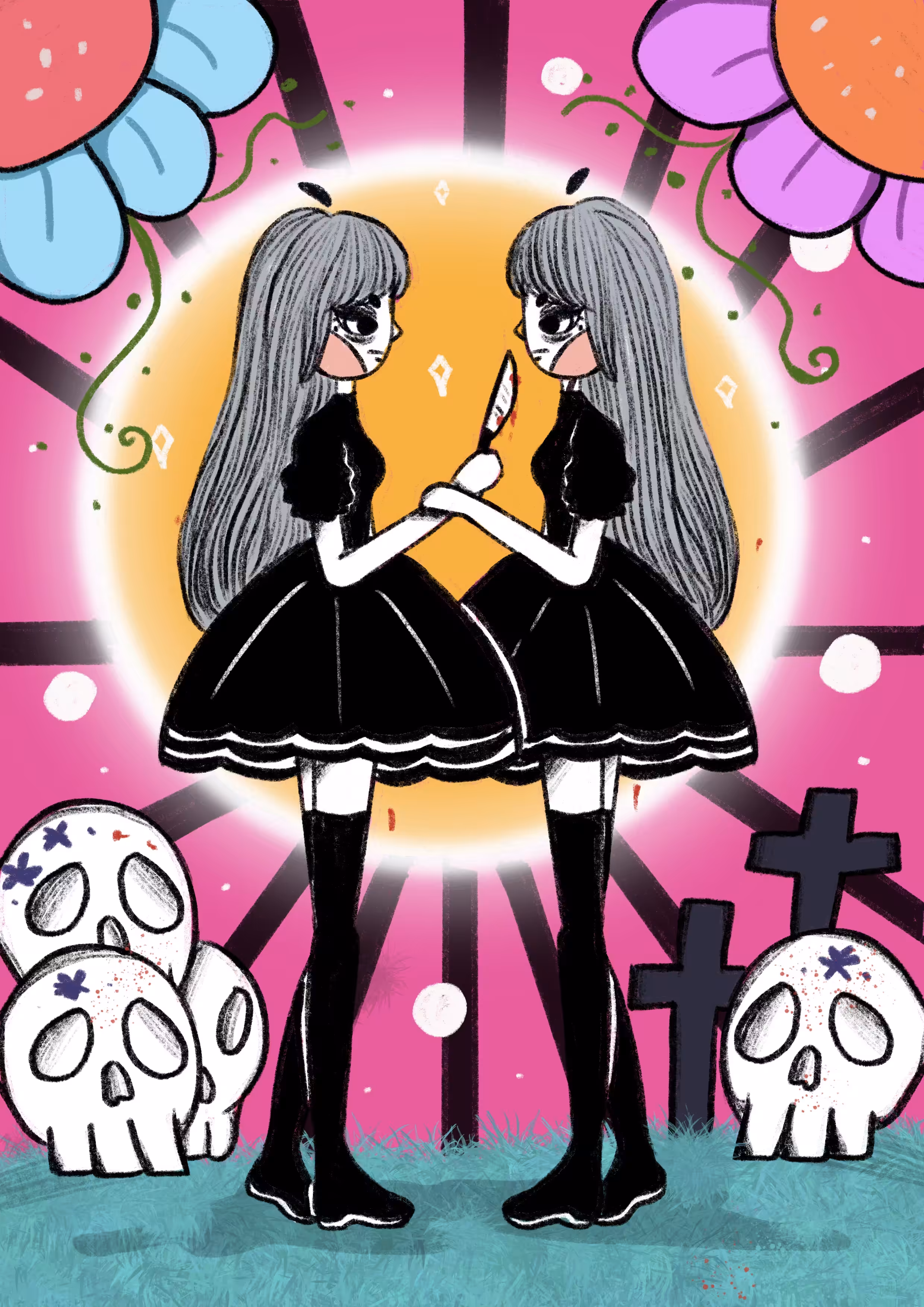 My twins is dead.