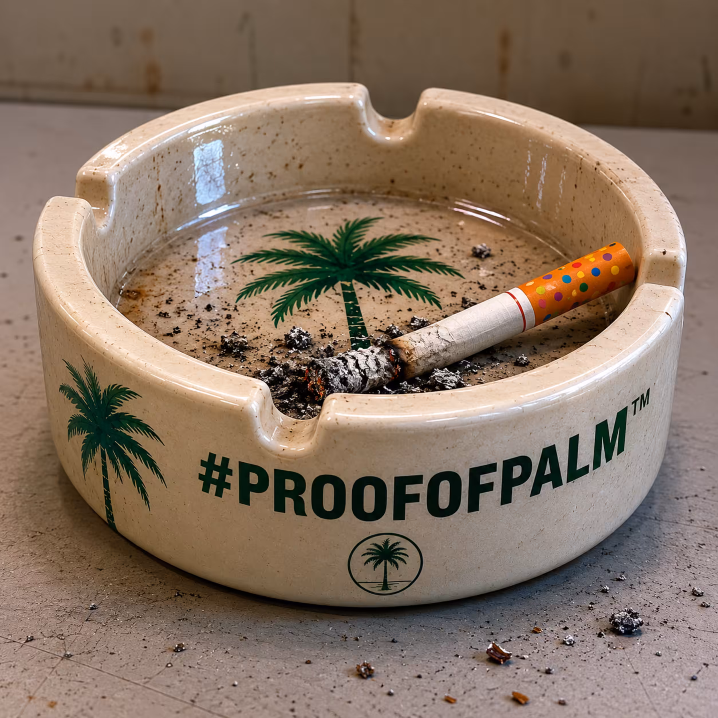 #PROOFOFPALM™ Commemorative Ashtray
