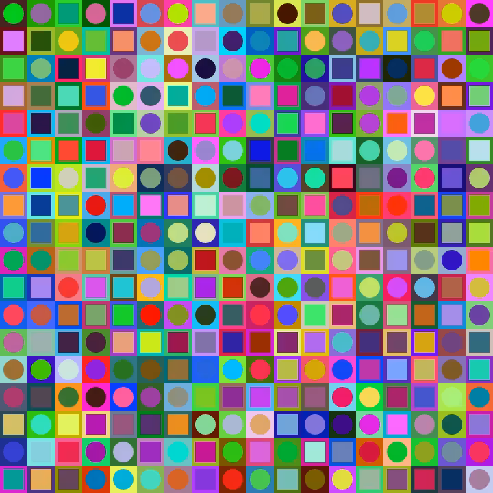Square Dot Composition #150