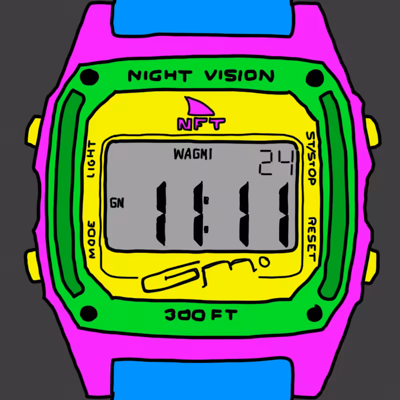 Make a Wish NFT Watch - Colorway #29