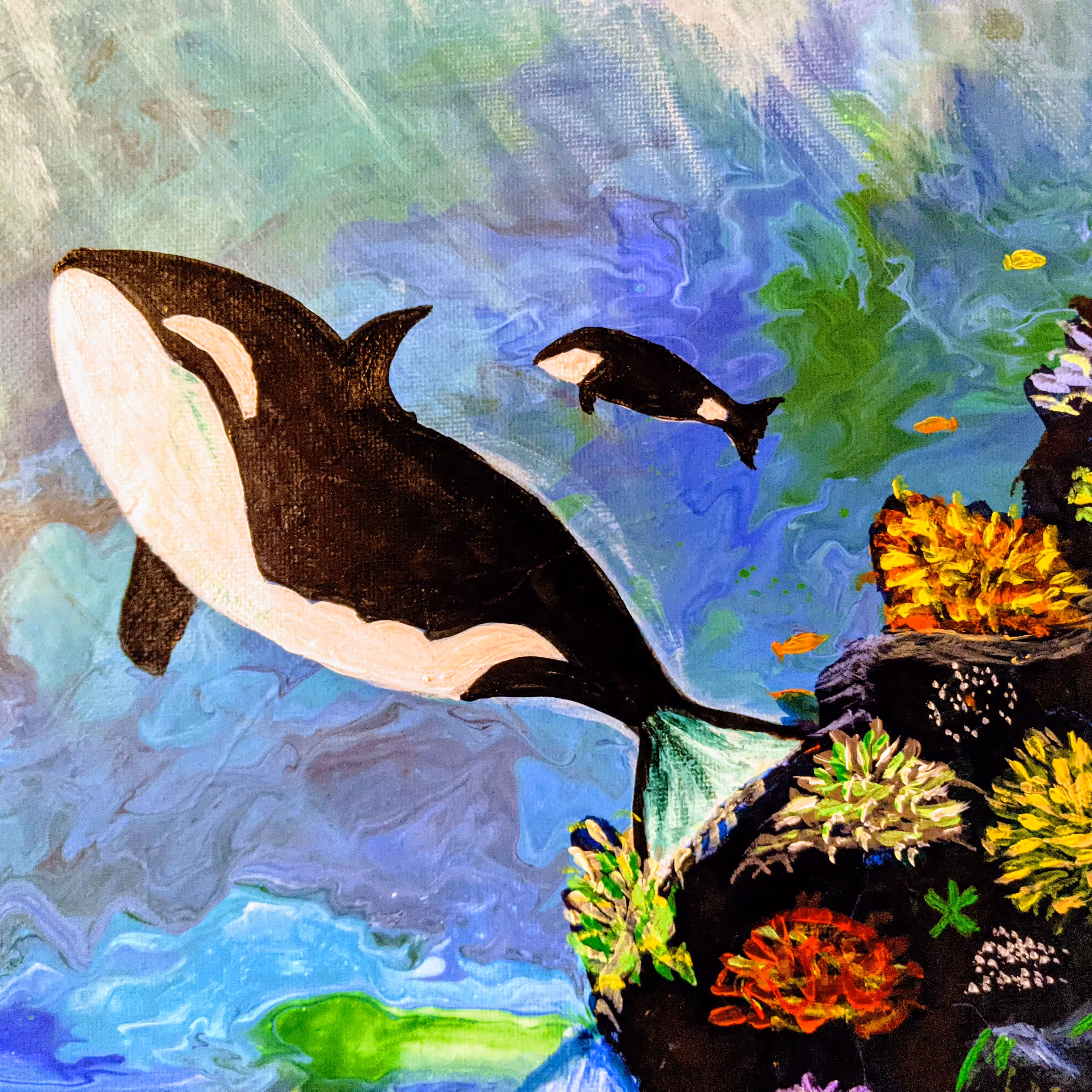Whale Mamma and Baby #1