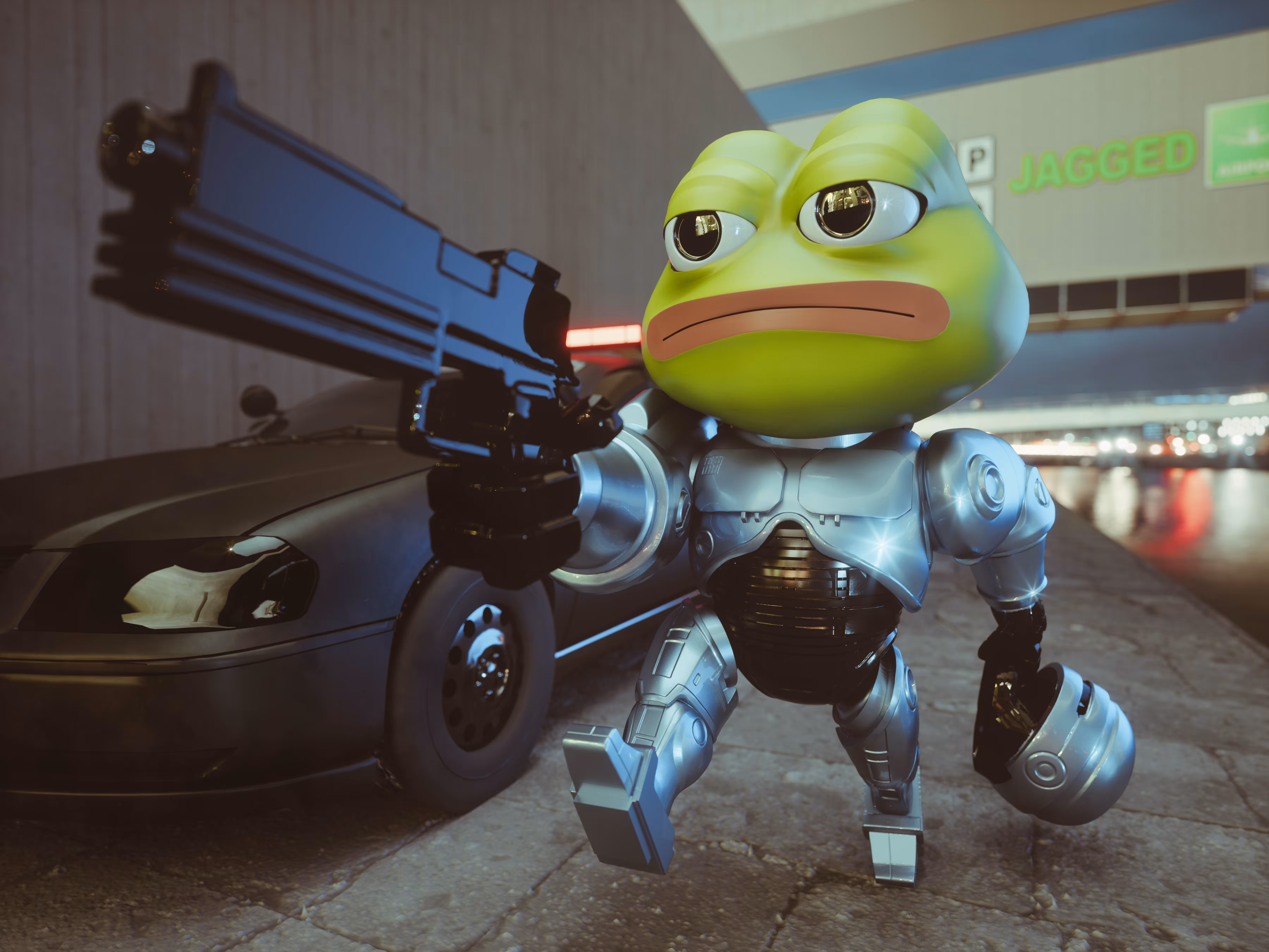 メカ PepeCop the Frog 🐸 