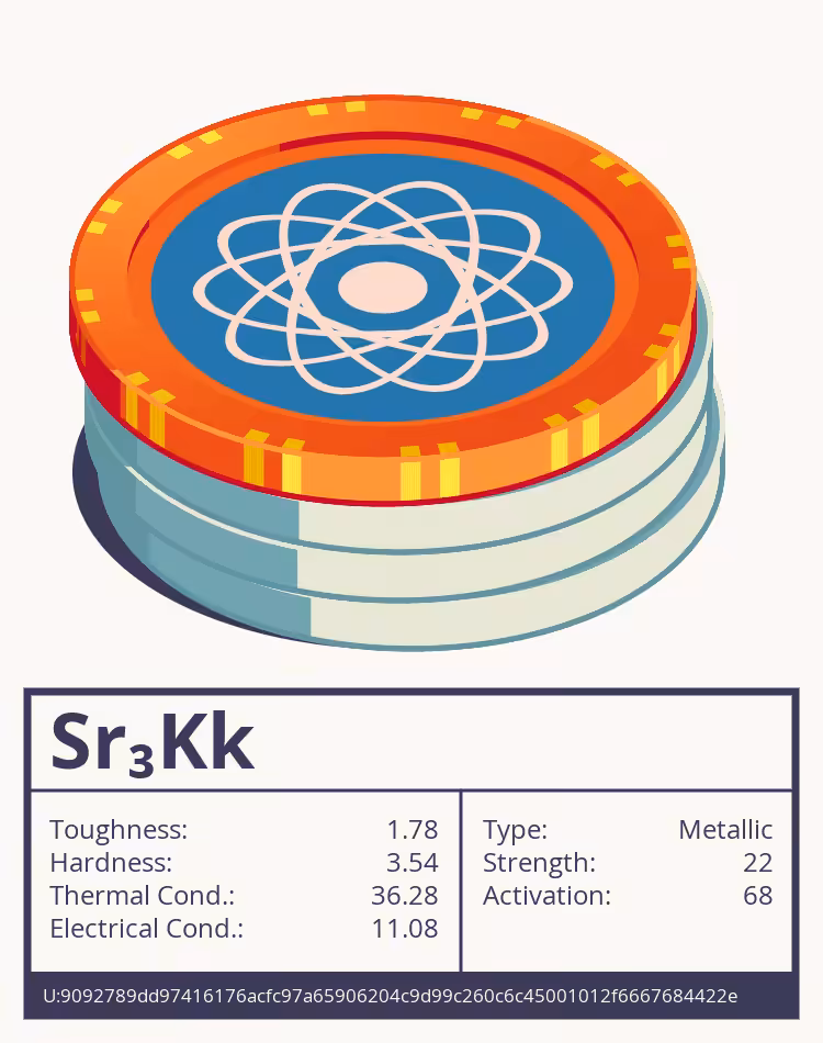 Sr₃Kk molecule