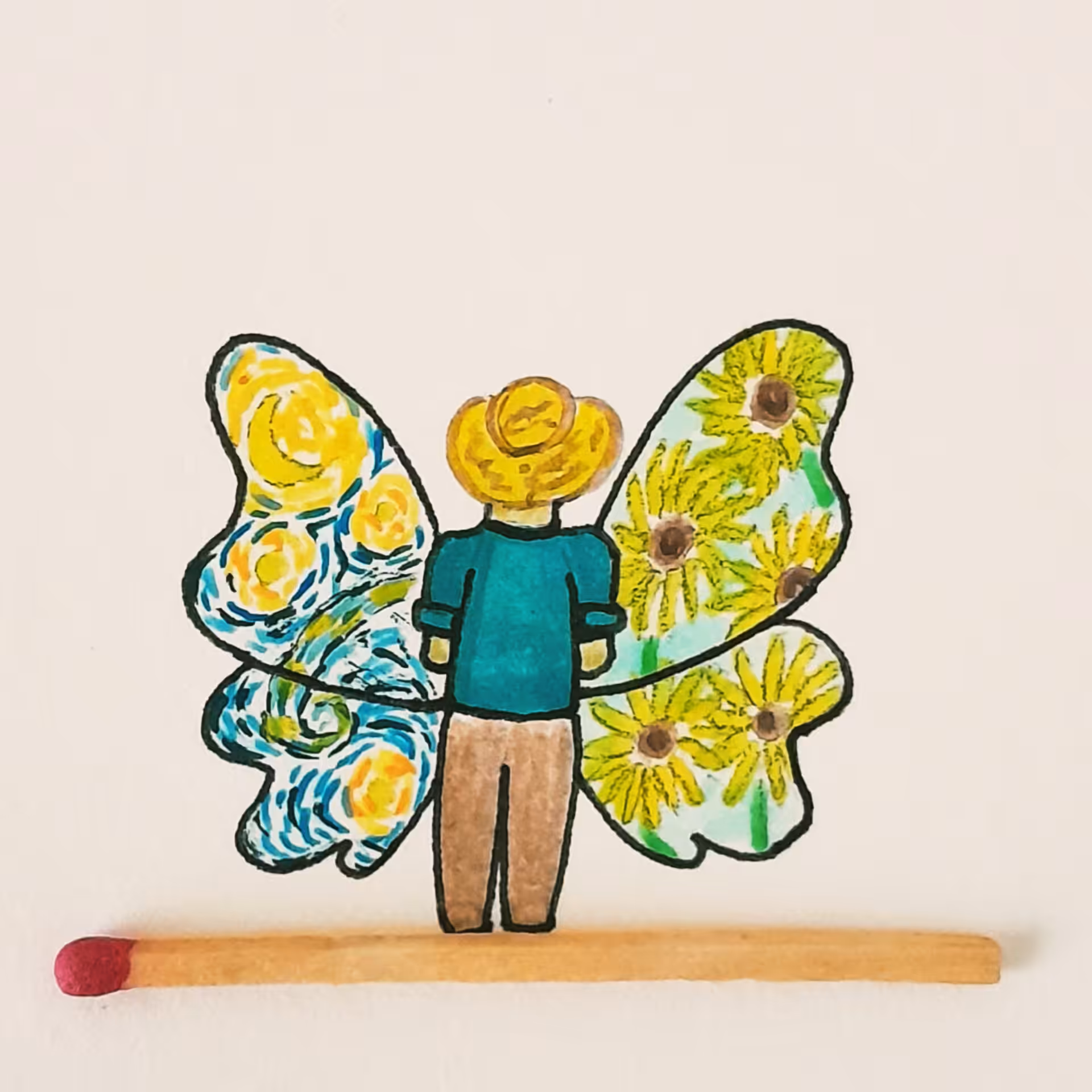  Matchstick: Butterfly 10