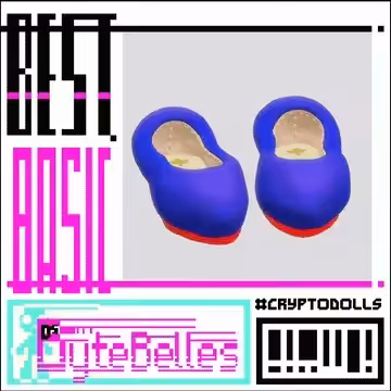 BestBasic - set 01 - blue velvet high heels