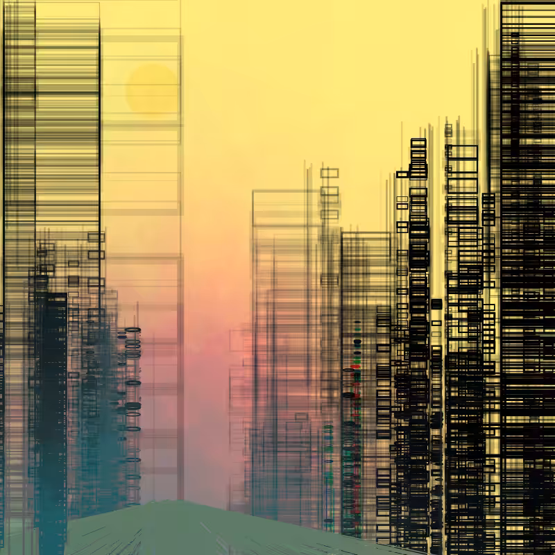 Contemporary building sketches #48