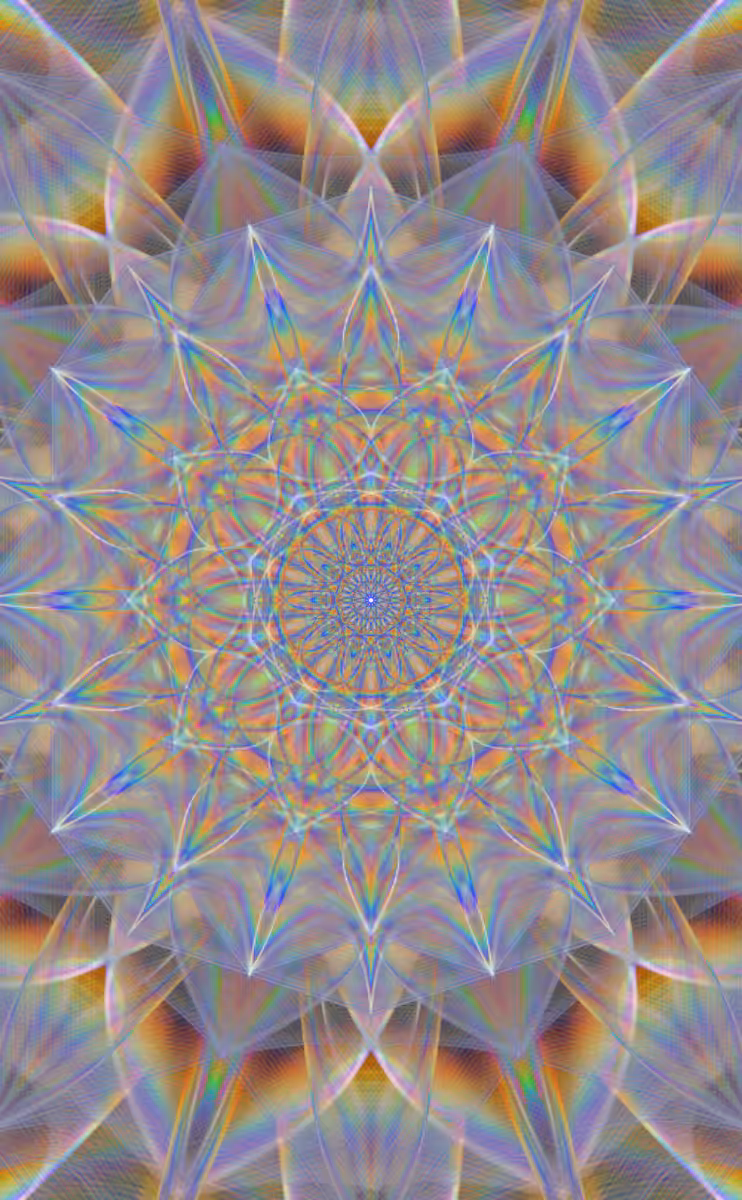 Quantum Portal: Rainbow Sunflower