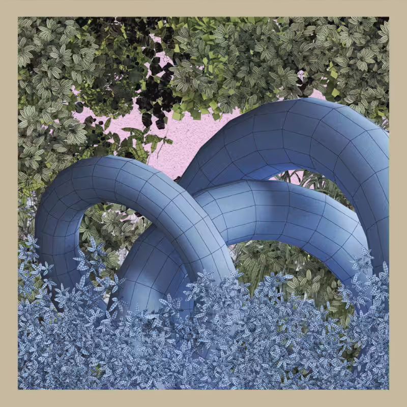 Geo-forest #3dart #46