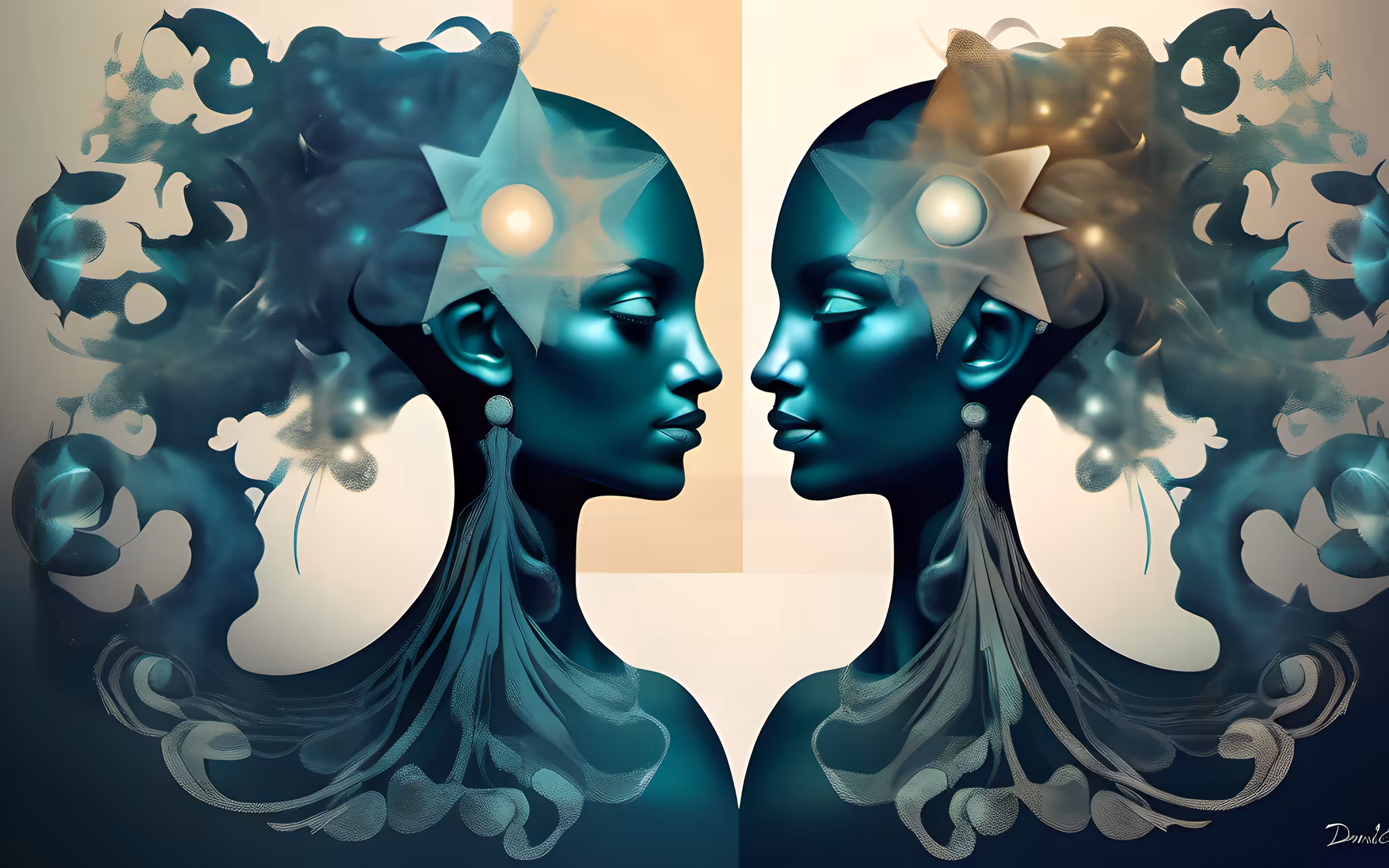 AI imagines famous generative artworks #3