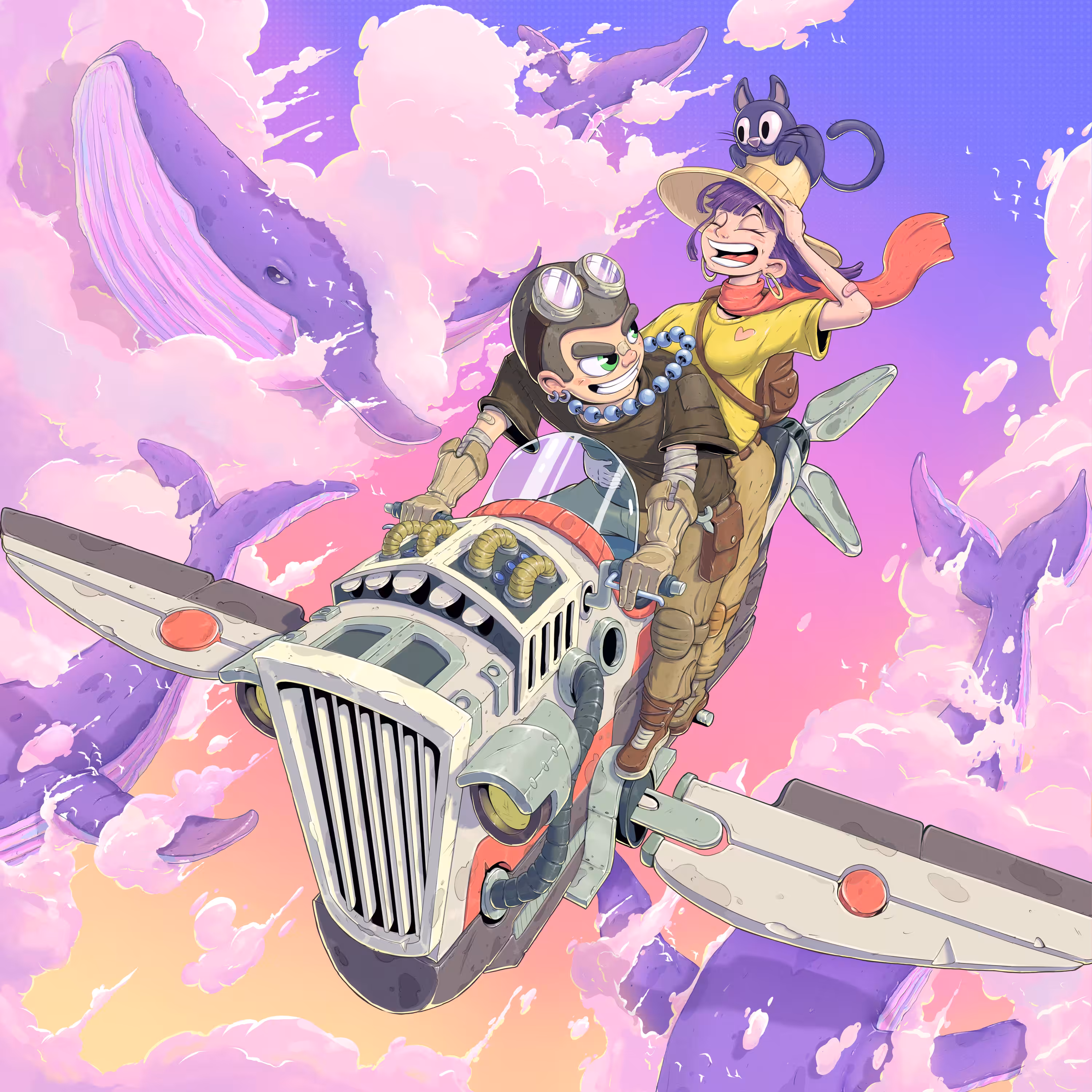 Above the clouds