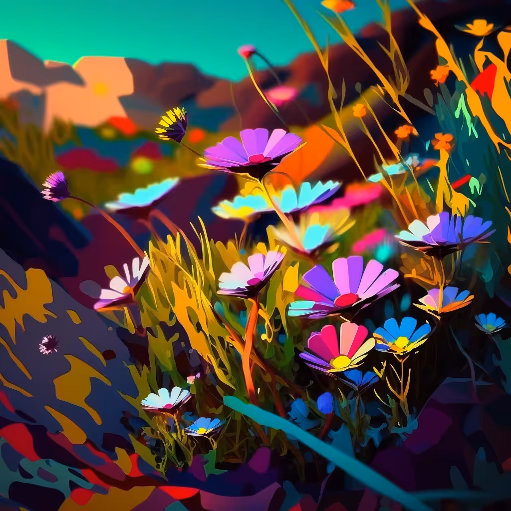 Morning Wildflowers