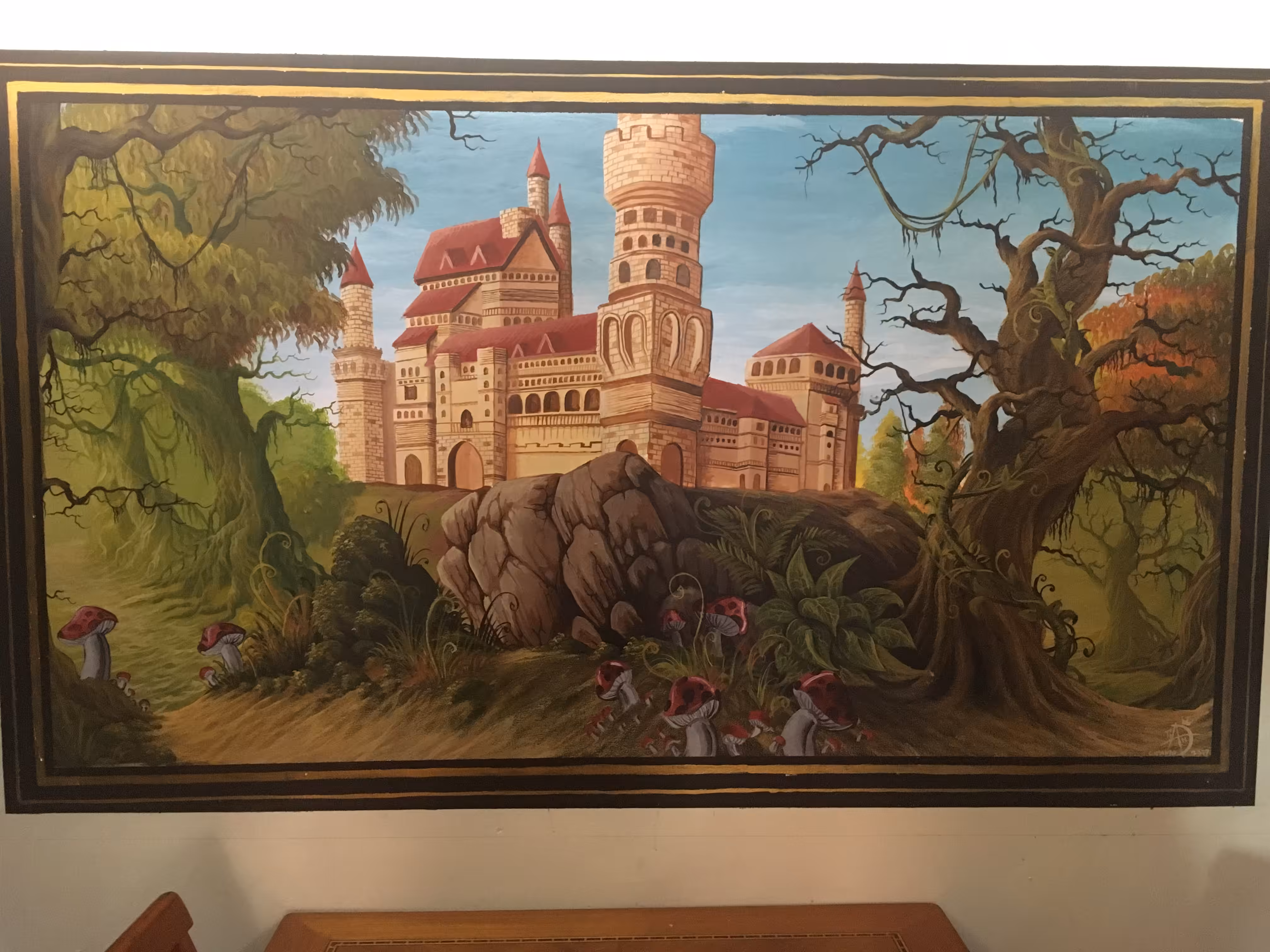 Castle of fairy tale