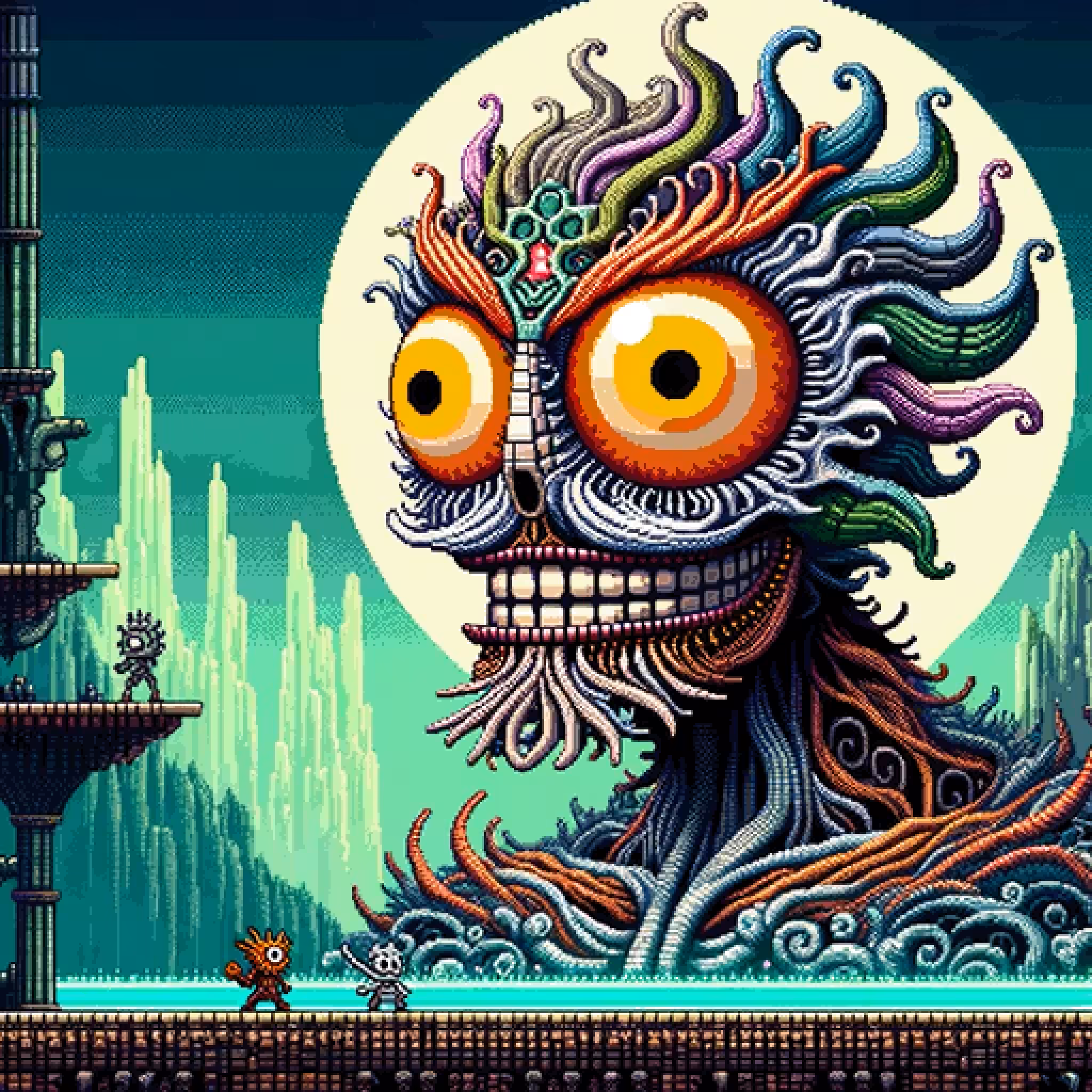 Minibosses: Visionary Specter of the Elder Moons, Sentinel of the Astral Crossroads