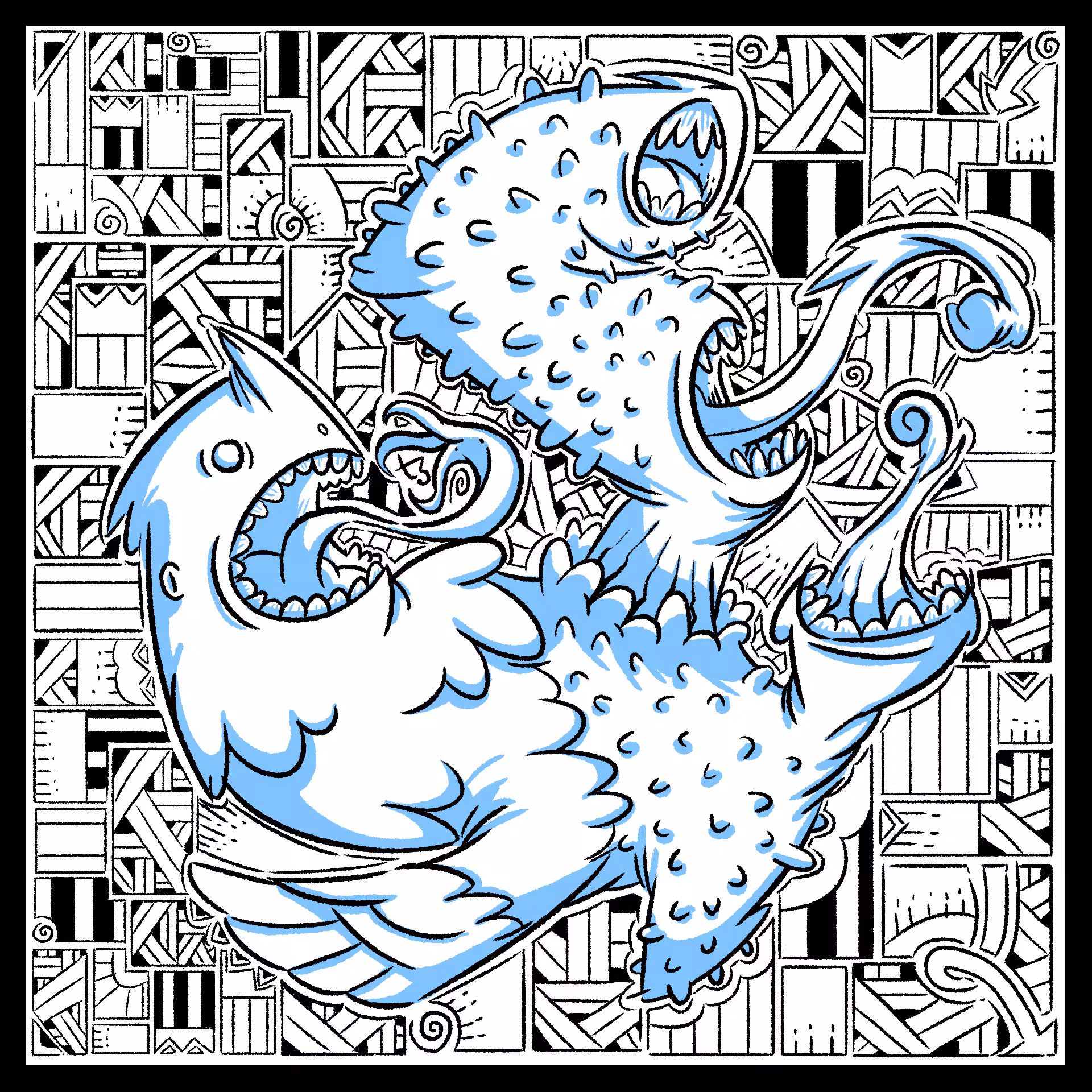 Creature 022 Lineart