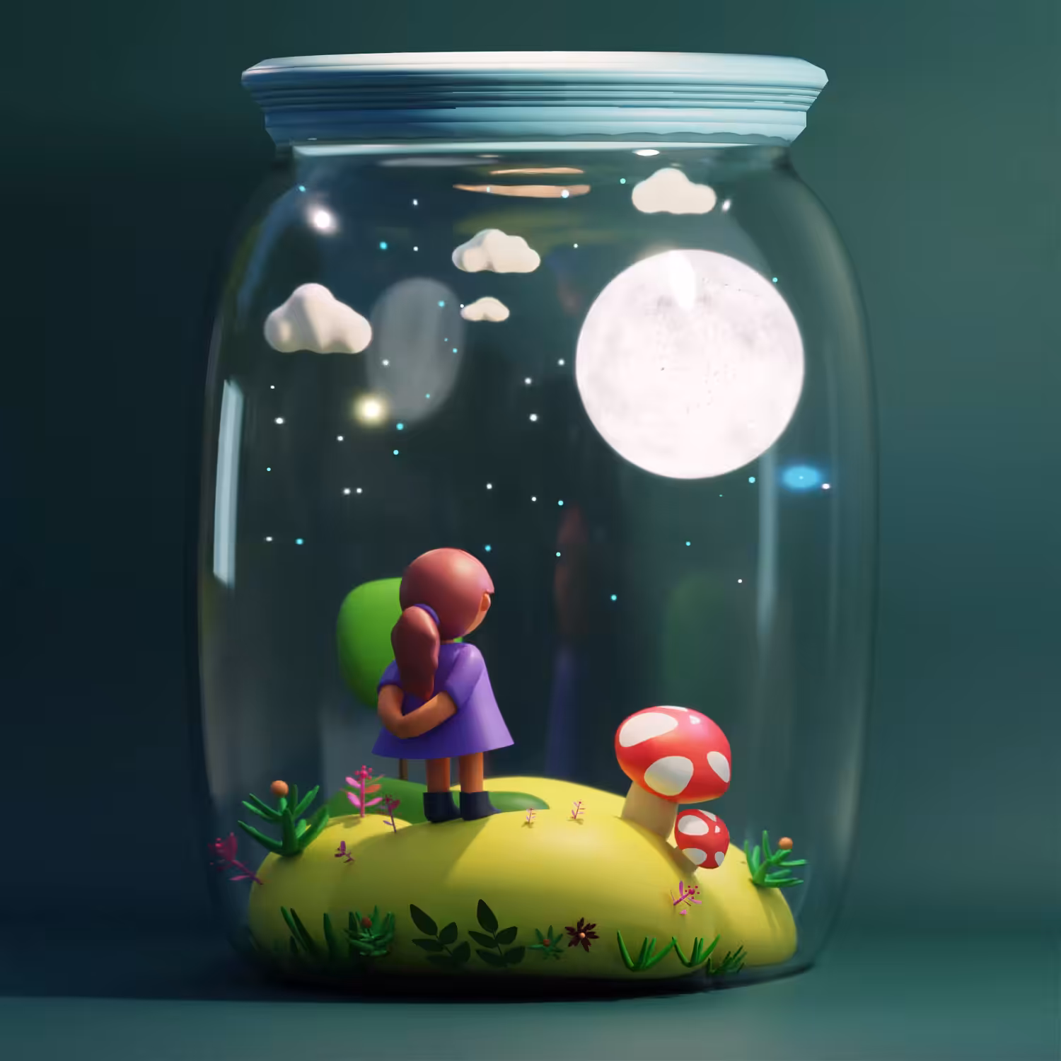 Moon lit