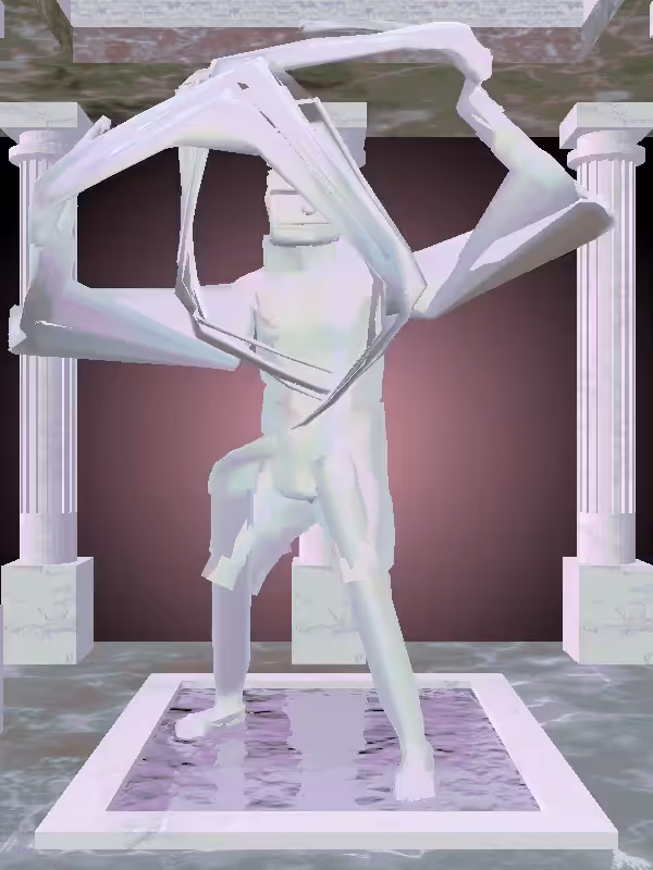 HeavenComputer: The Punching Dusky Pale Pink Man #7460