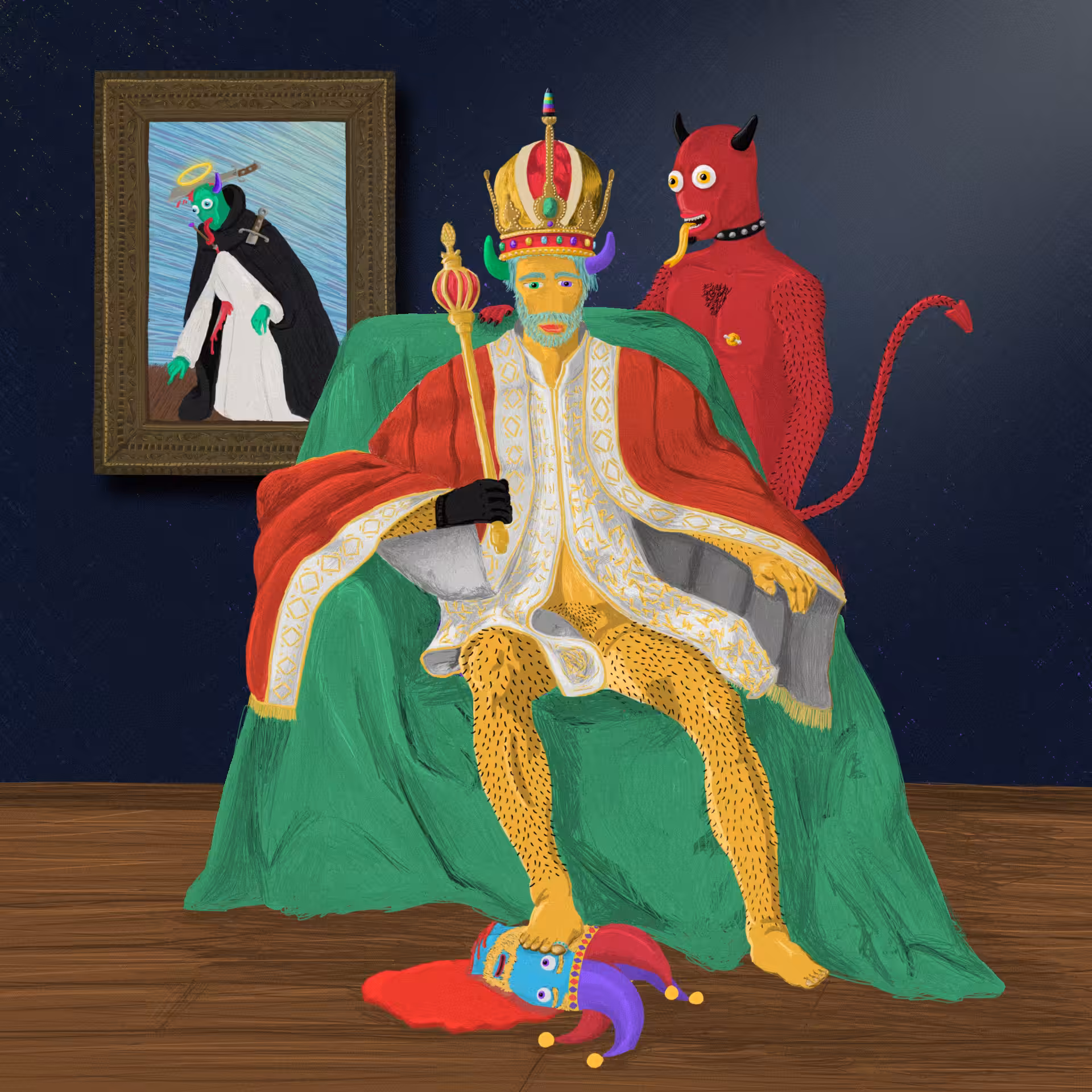 The king, the devil and the jester