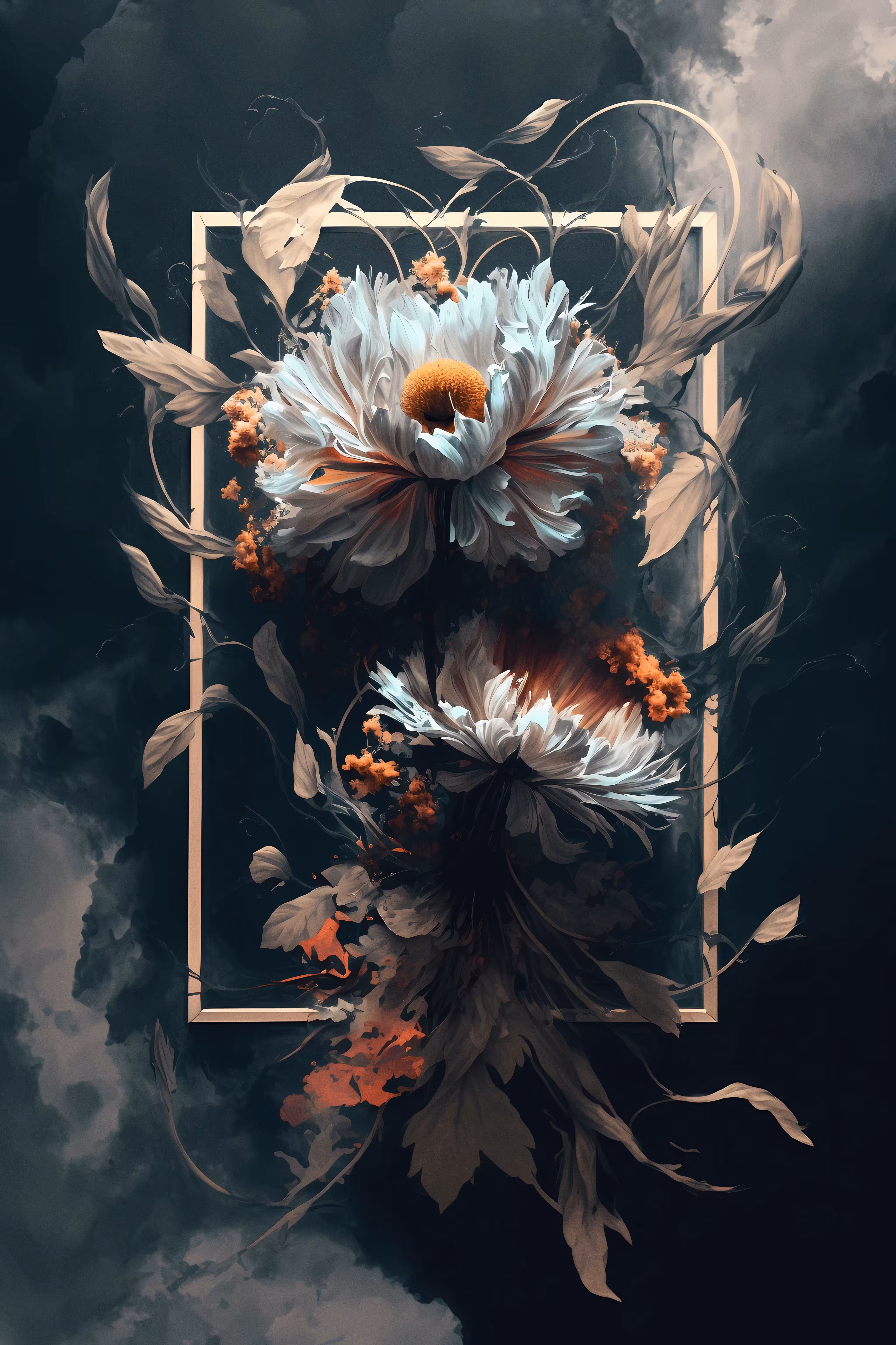 #4. Framed Flowers, 2.