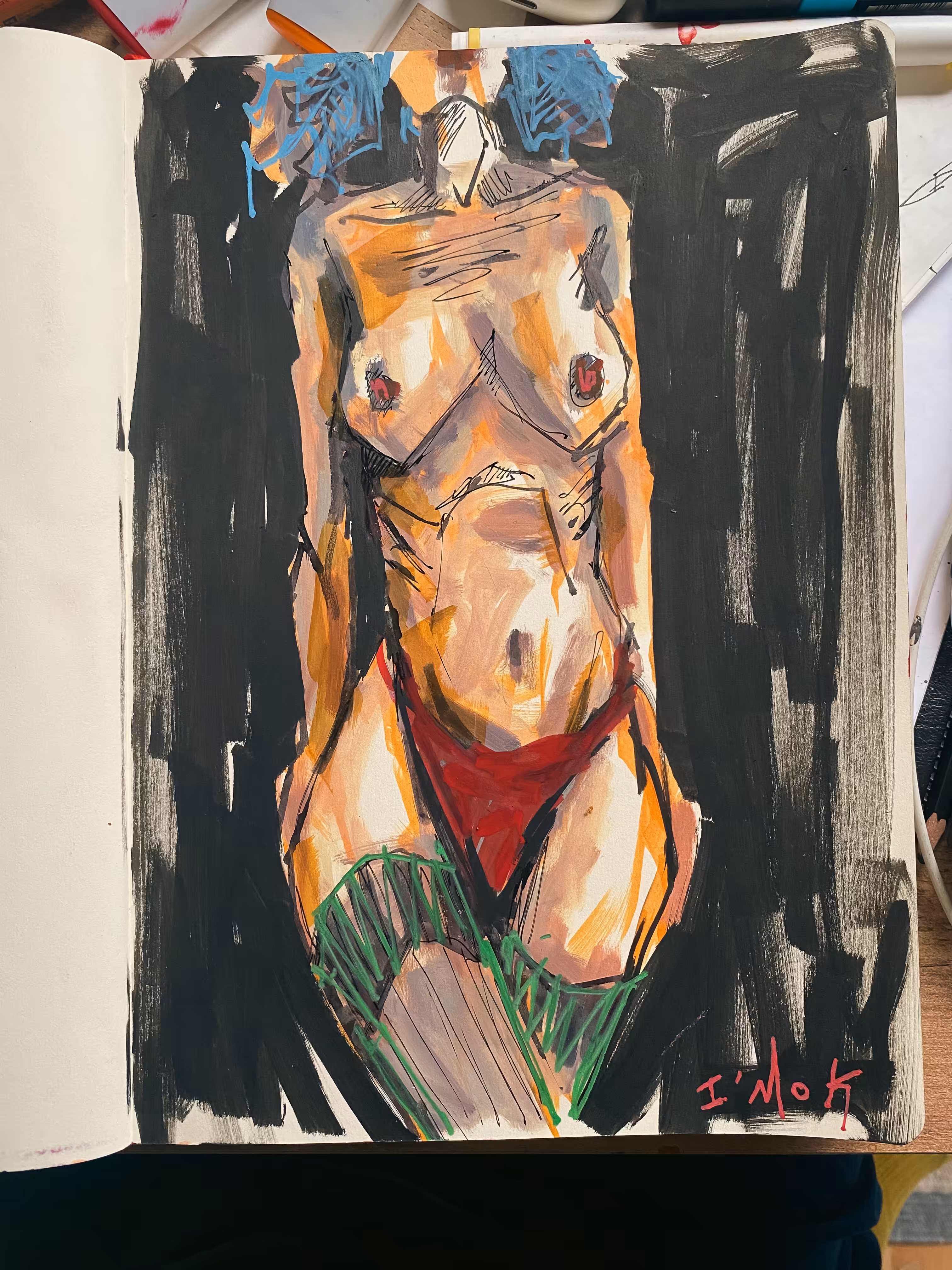 A moment from the sketchbook👁️