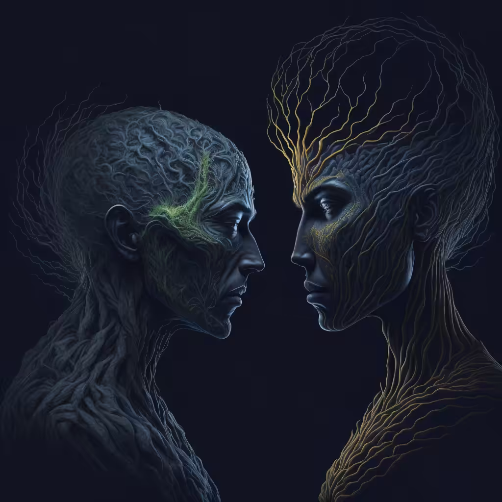 Every human being is 2 people