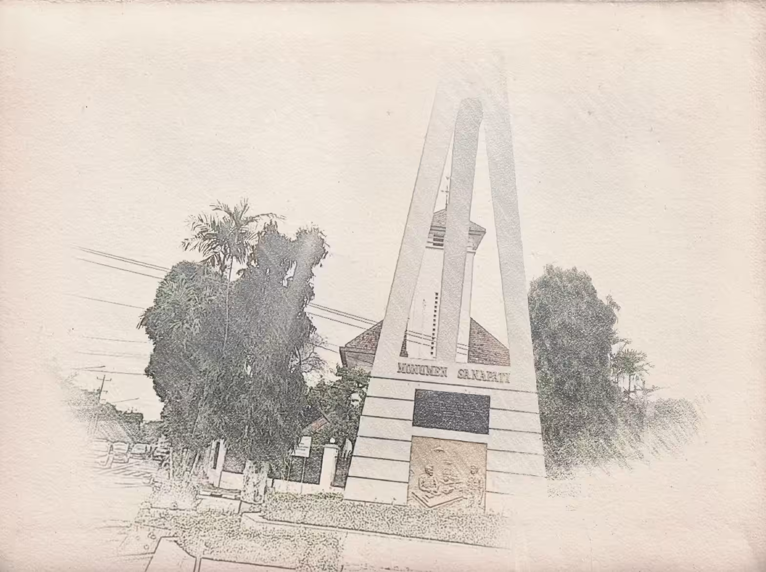 Monumen Sanapati bukti perjuangan dalam keheningan