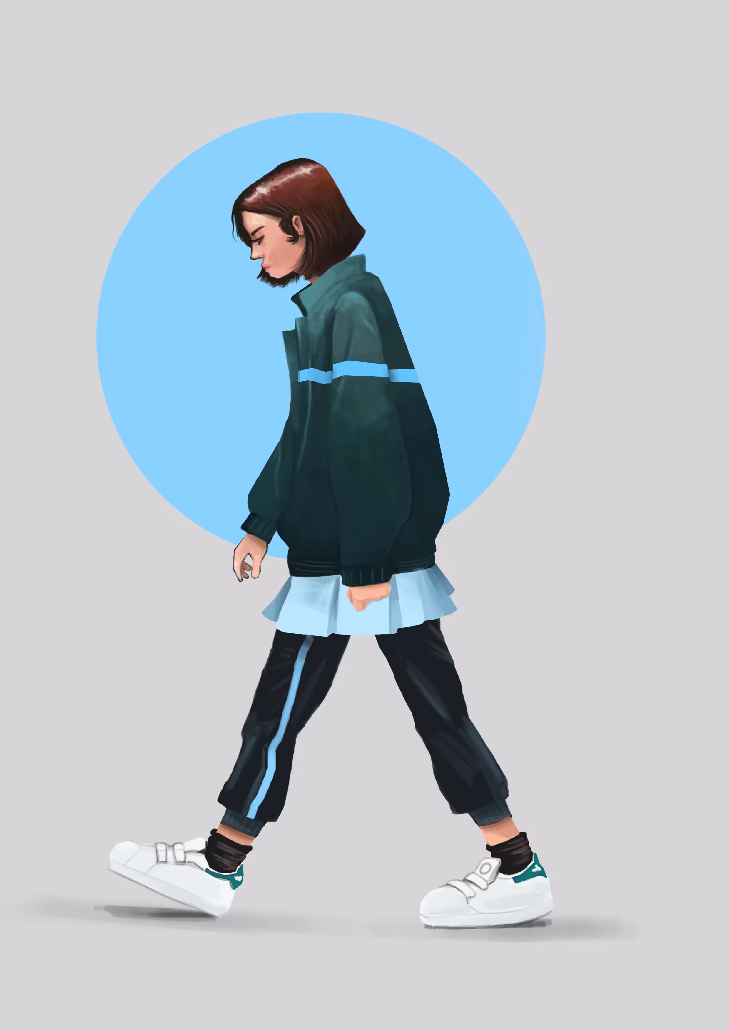 alone girl
