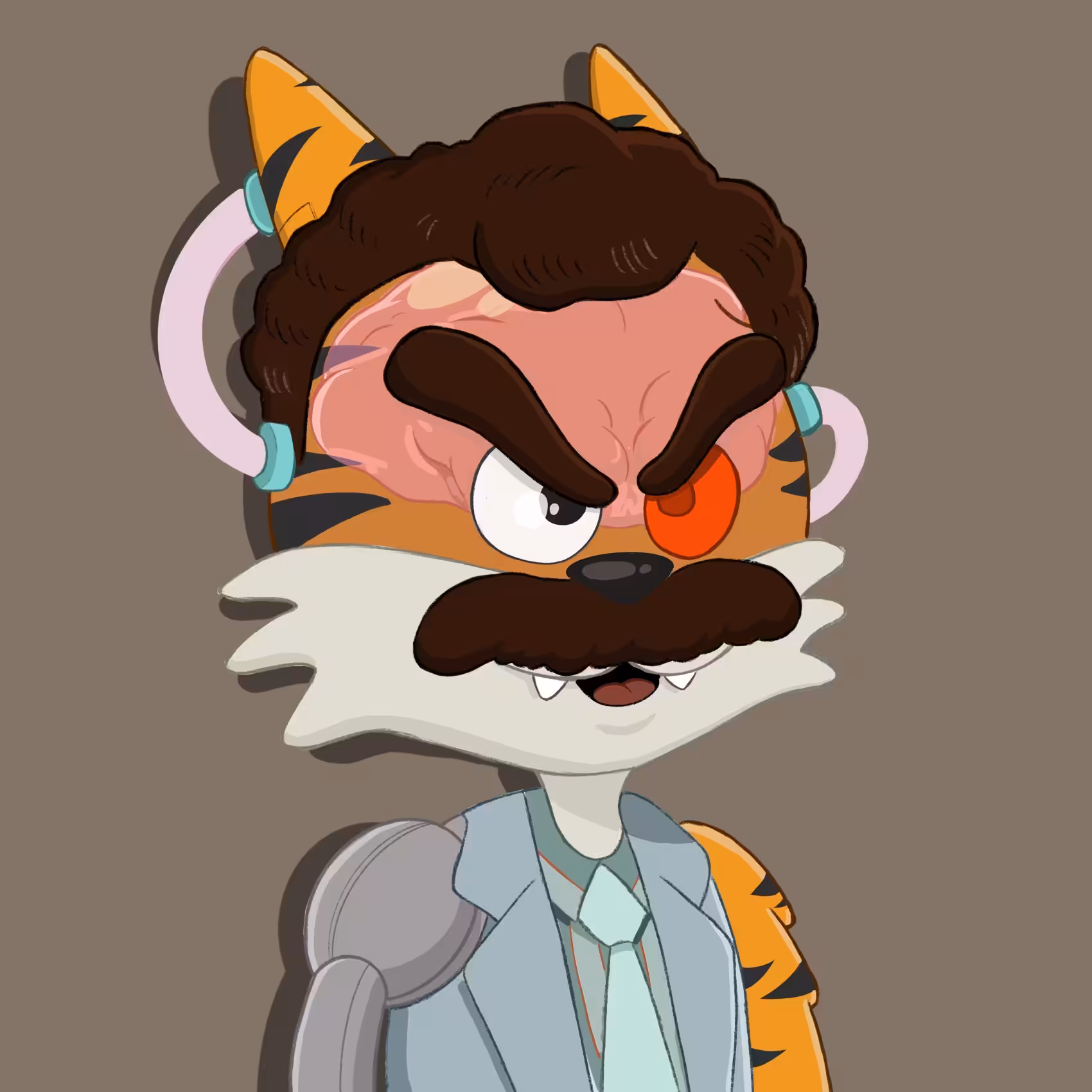 Cloned Cranium Cat Club Borat