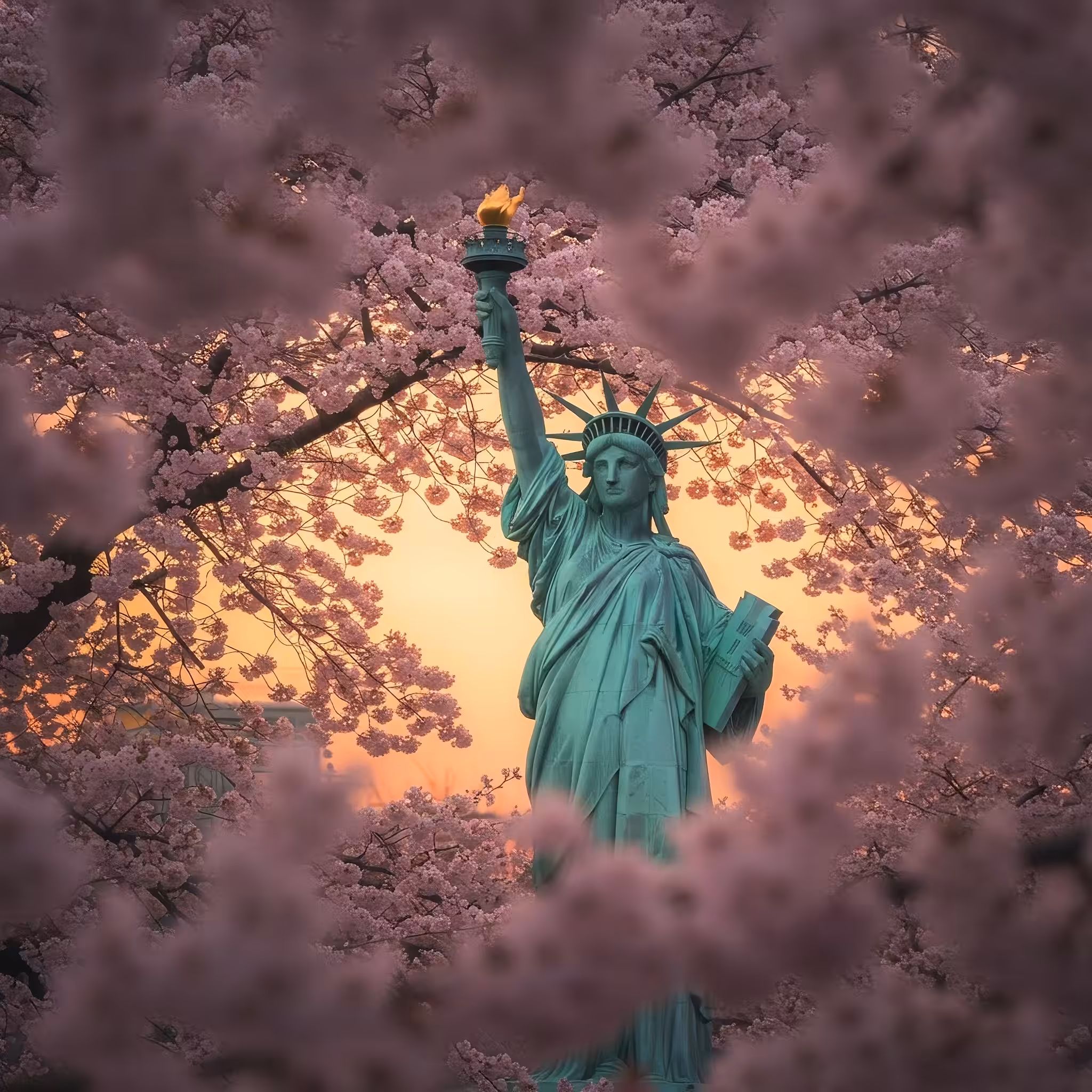 Verdigris and Sakura