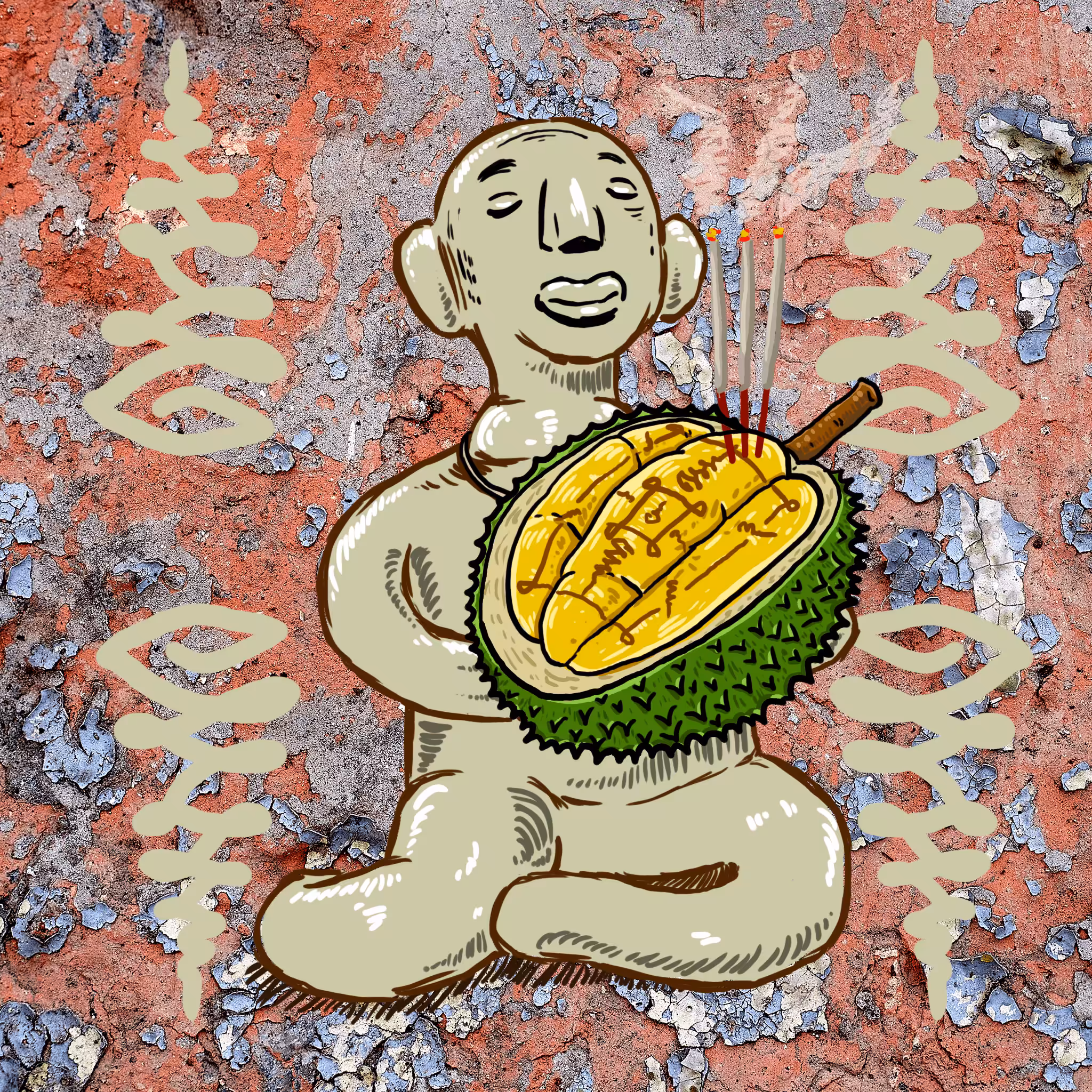 Clay 014 - Durian