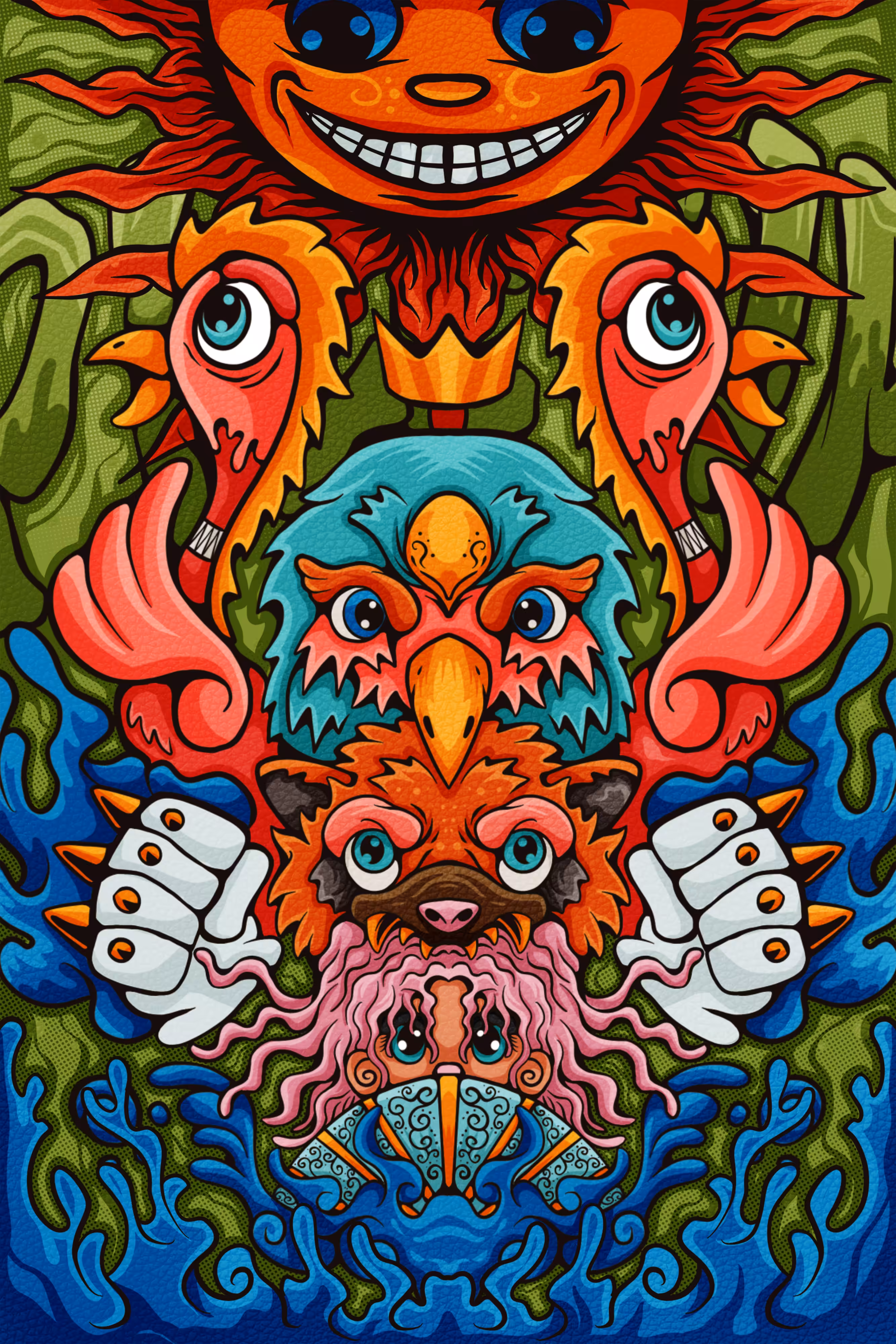 pile of creatures