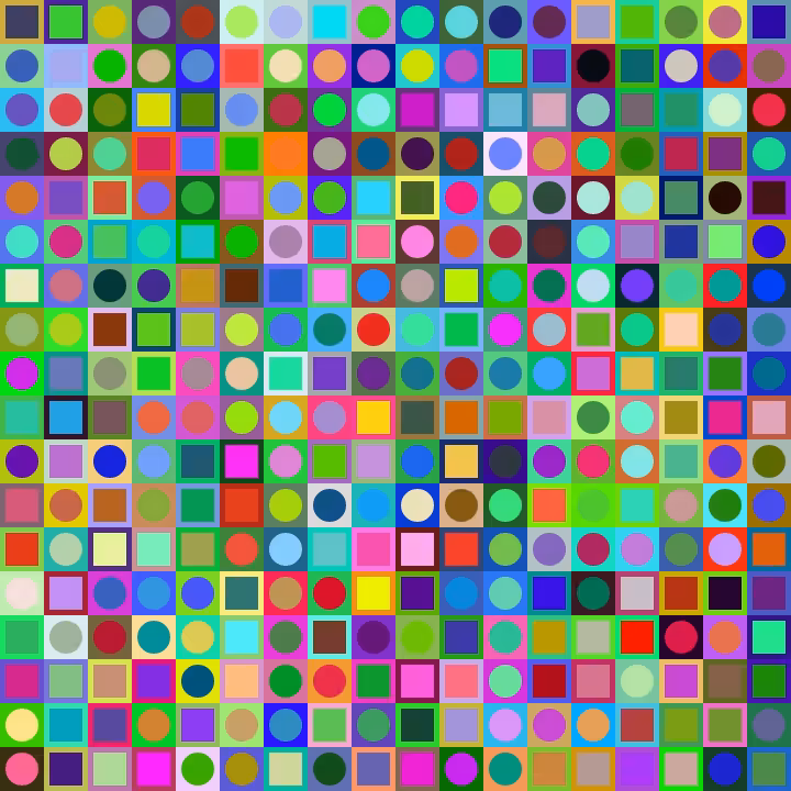 Square Dot Composition #99