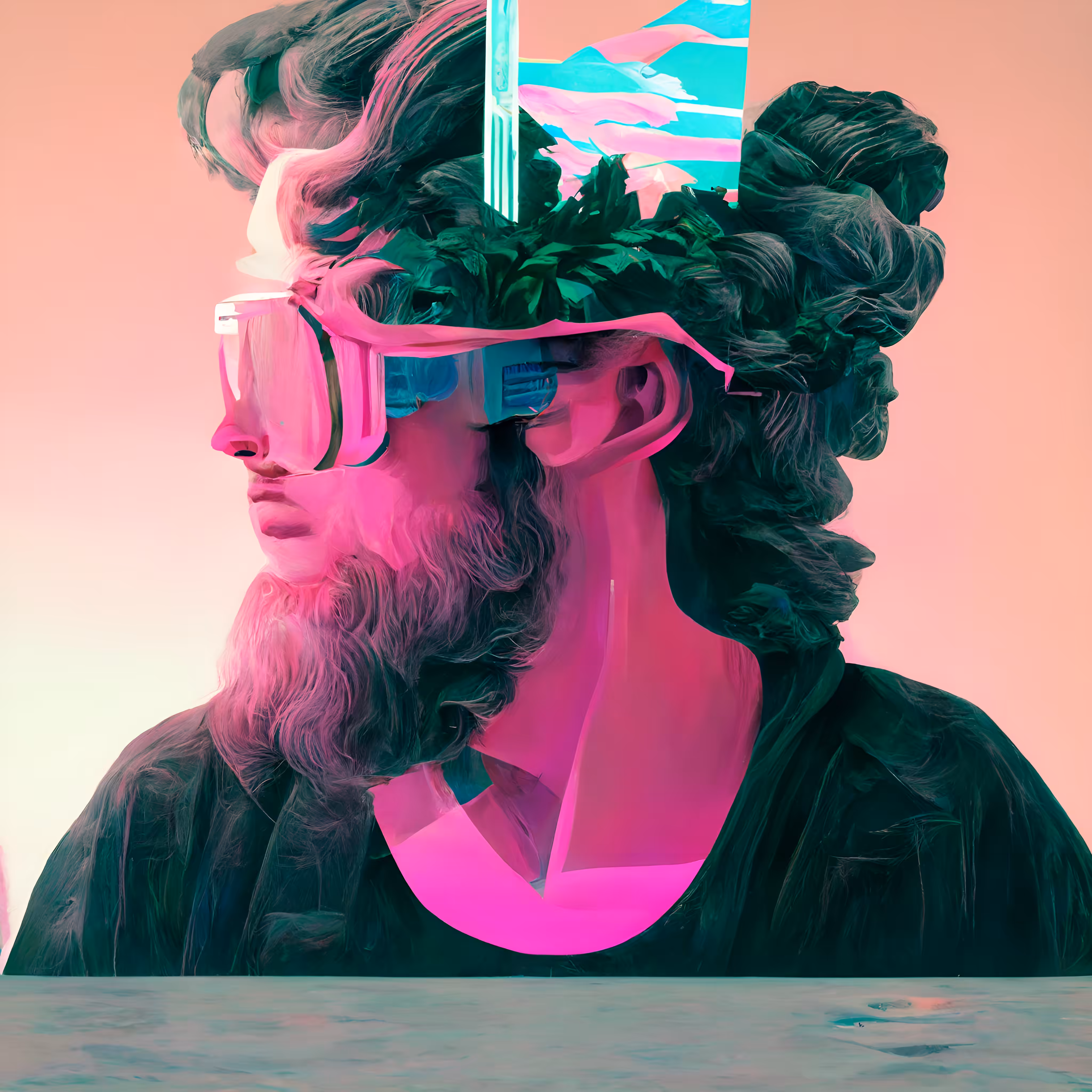 Free, mentally. 
