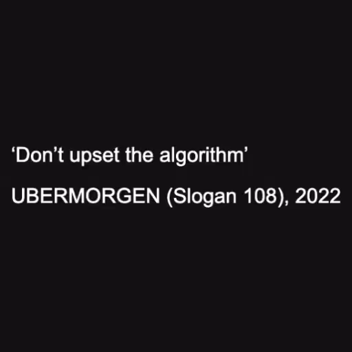 ‘Don’t upset the alg...