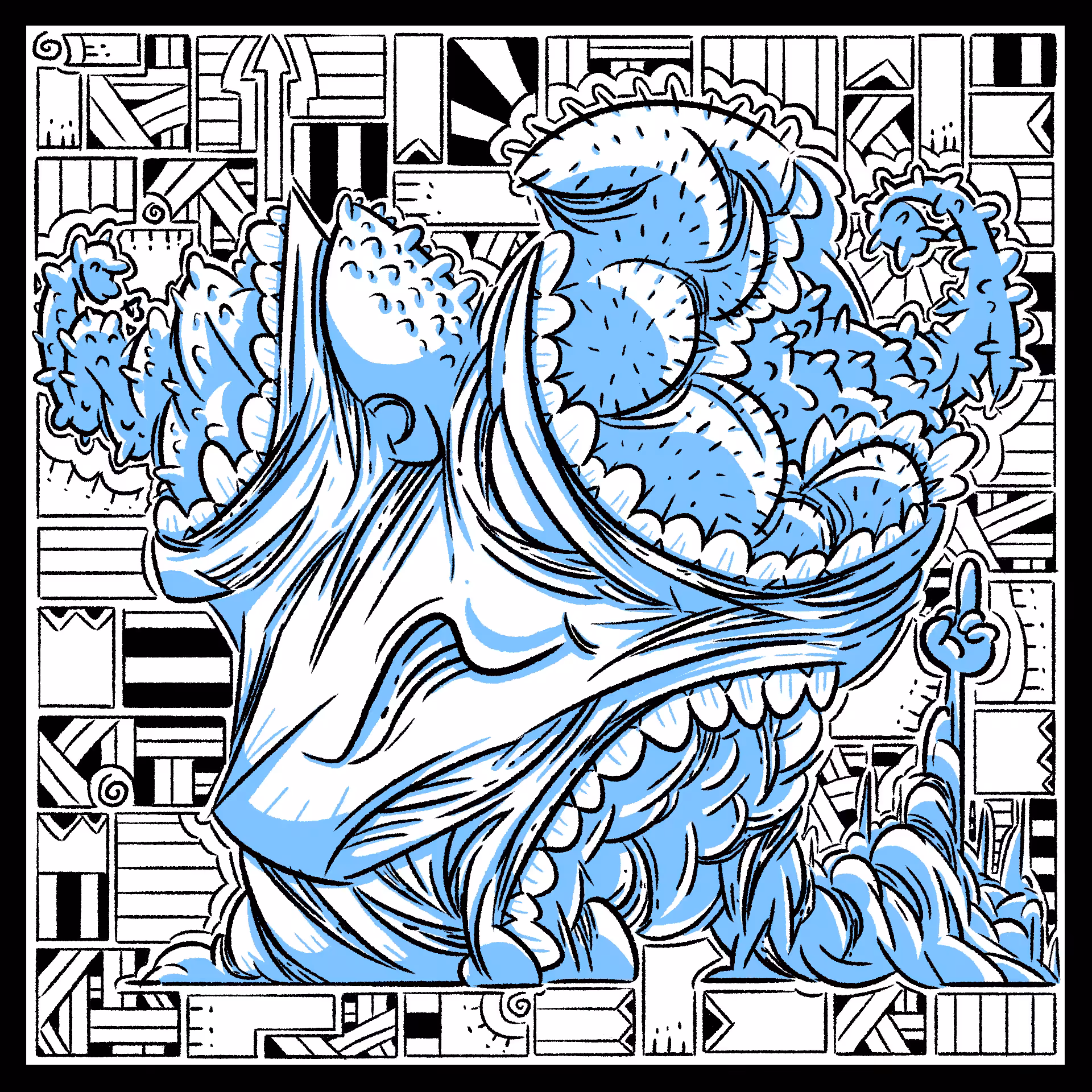 Creature 030 Lineart