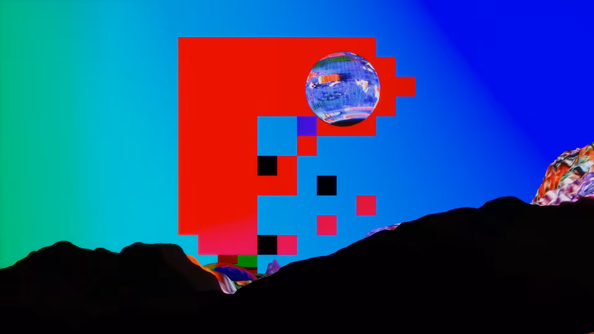 Accidental Pixels #14 "Superstition Range at Dusk"