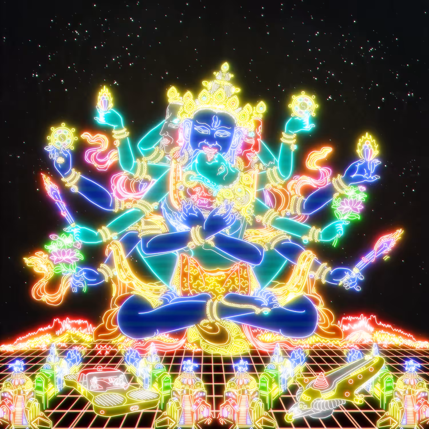 NEON BUDDHA