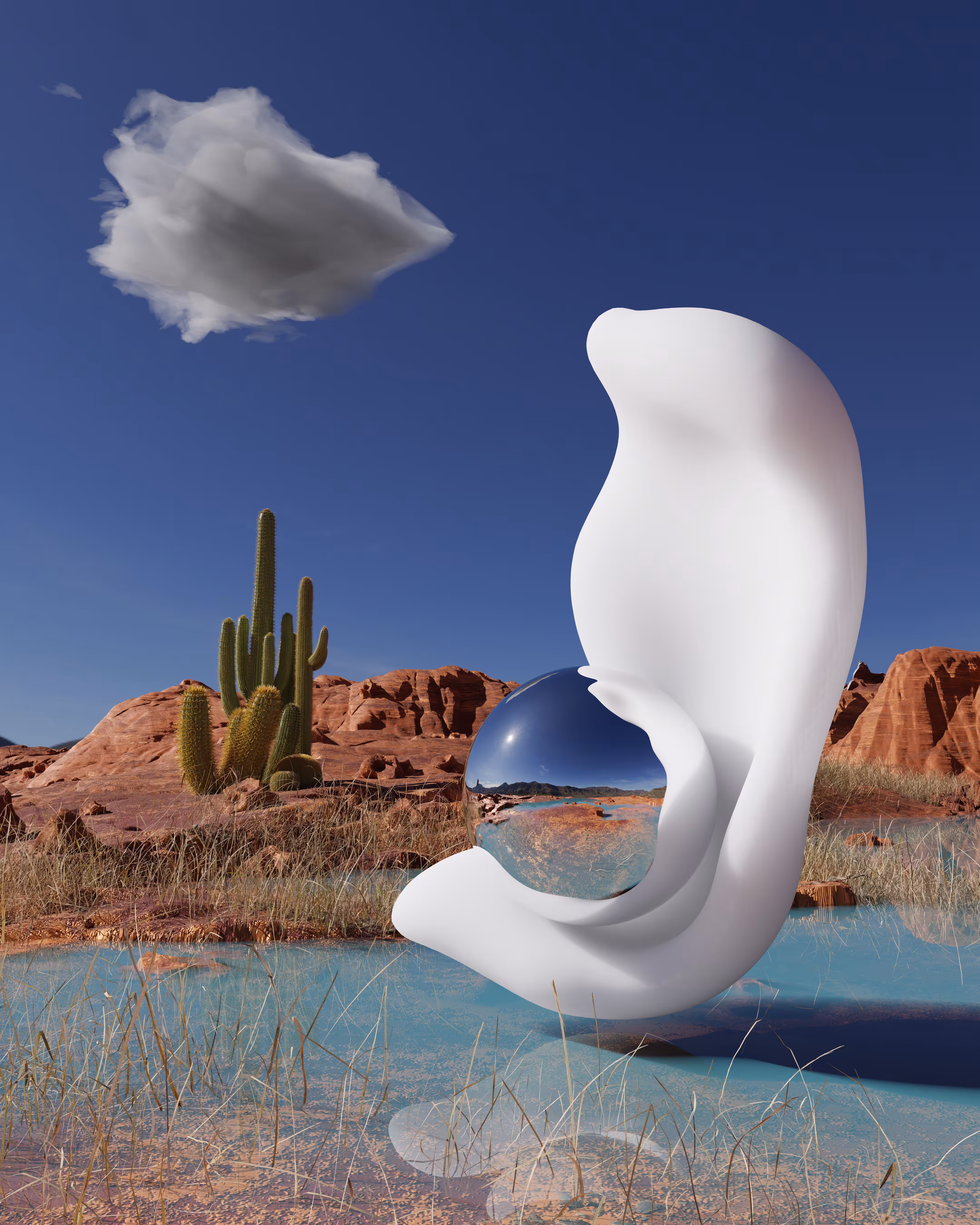 🏜☁️