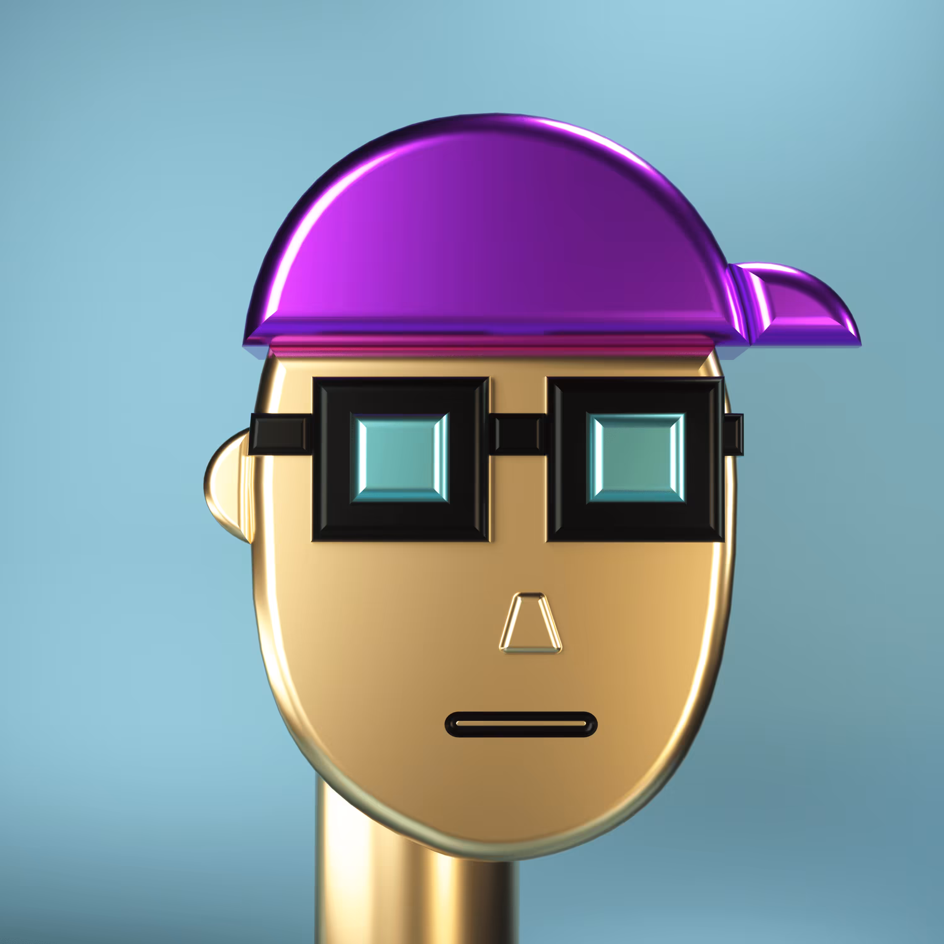 3D Chrome Punk #0476