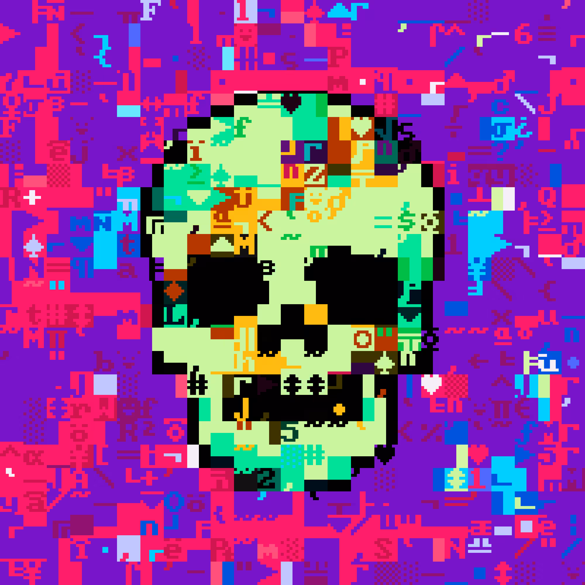 DOS Skull 0958
