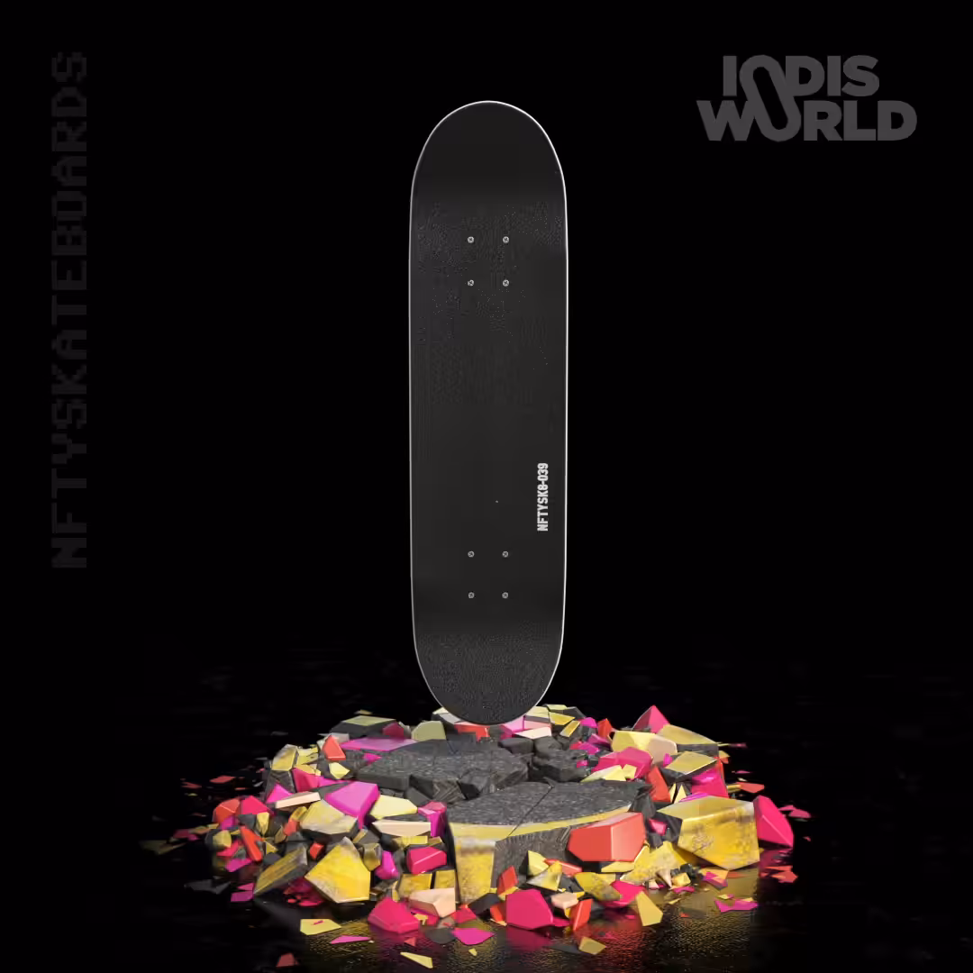 nftyskateboards NFT#039 - IODISWORLD