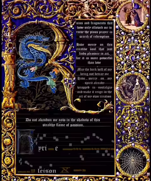 Kyrie Eleison: The blue & dark hours