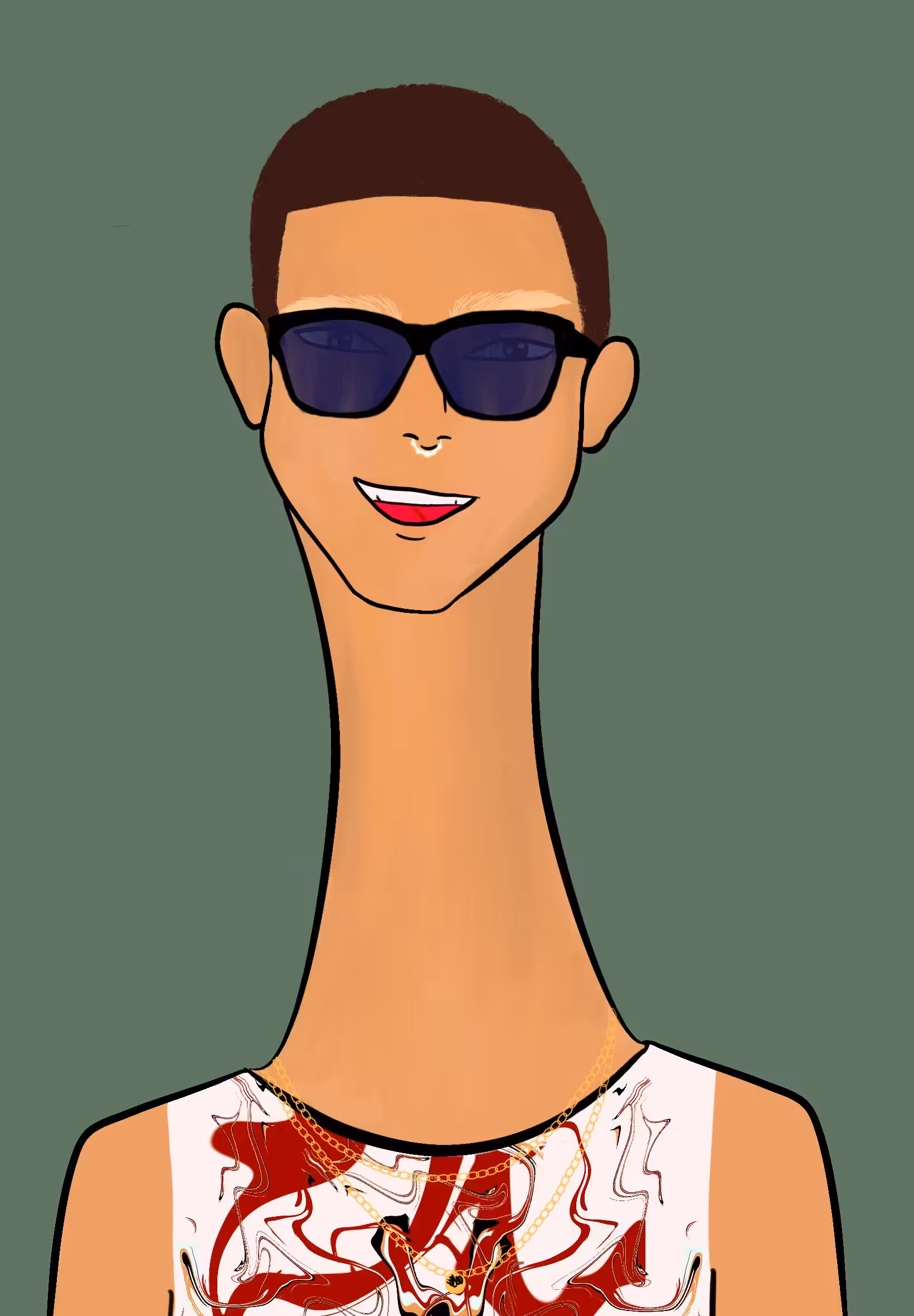 Long Neckie Fellas #2634