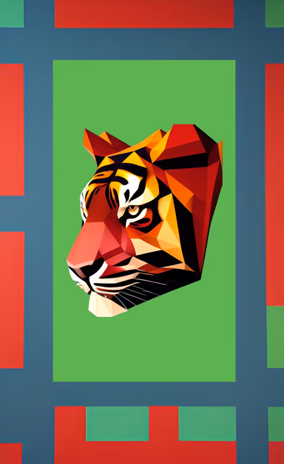 tiger face #4