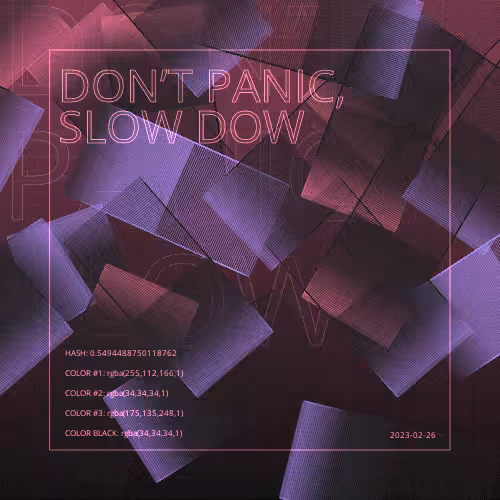 Don’t panic #12