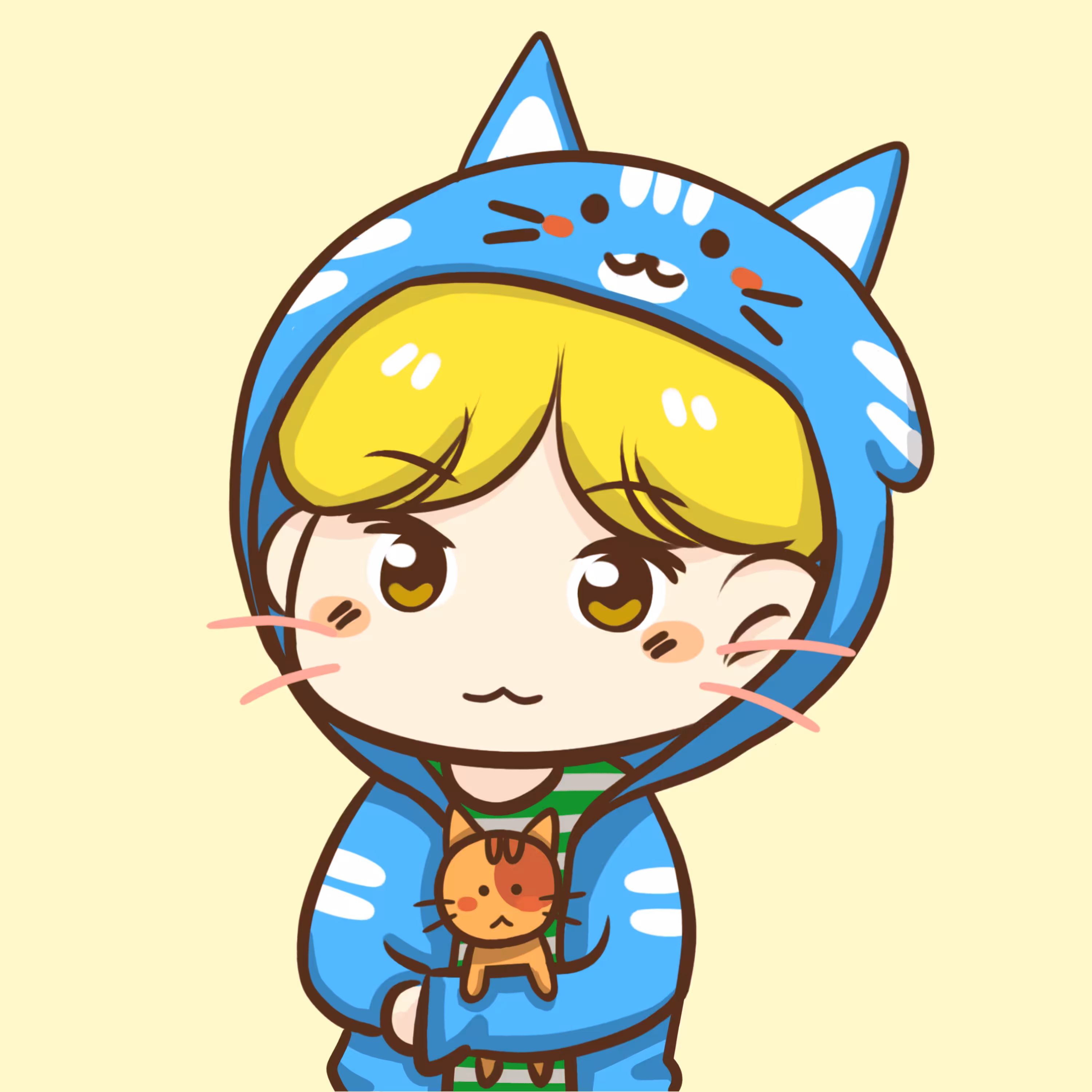 Muka Cat Hoodie #002