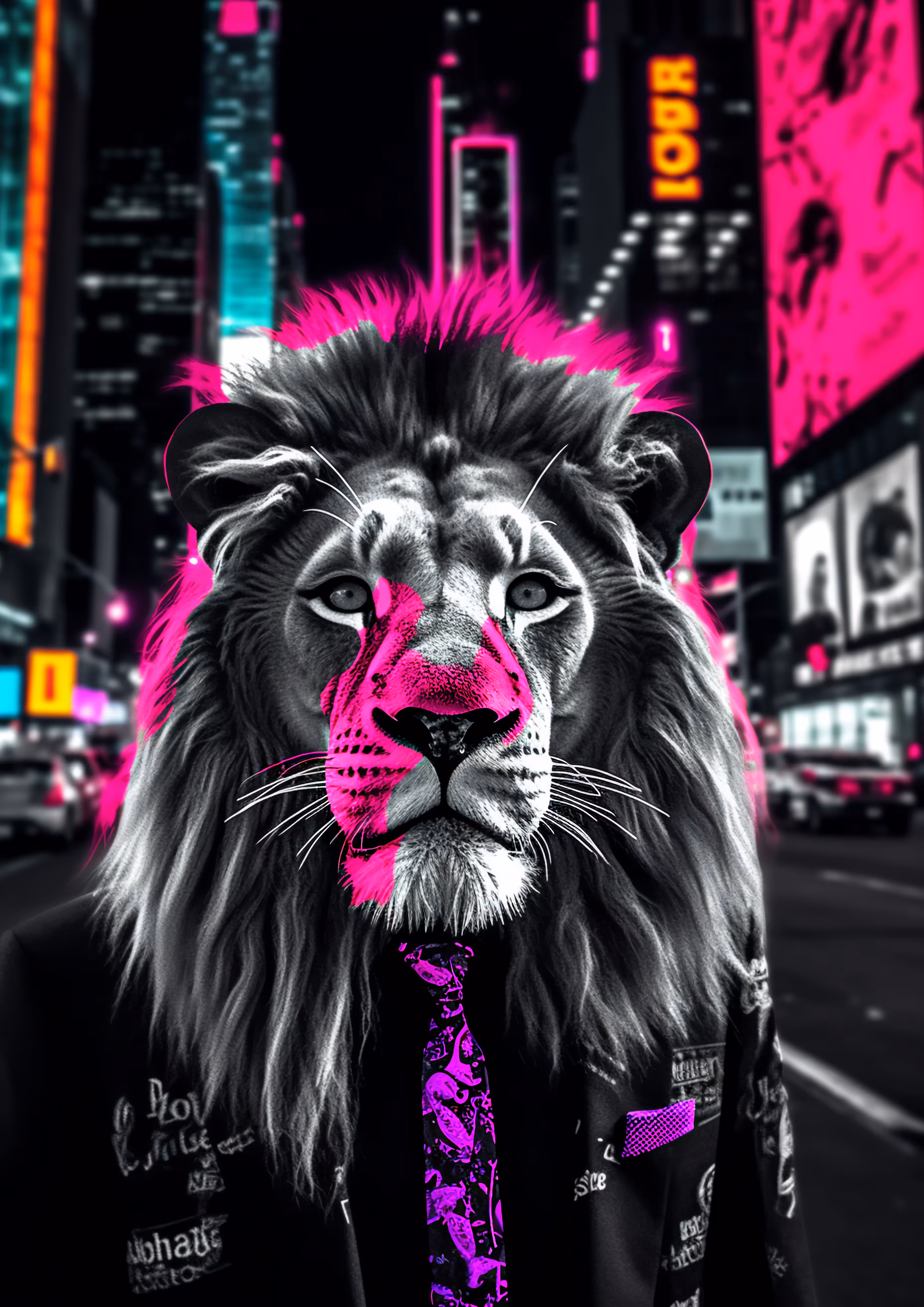 Neon Lion Vision