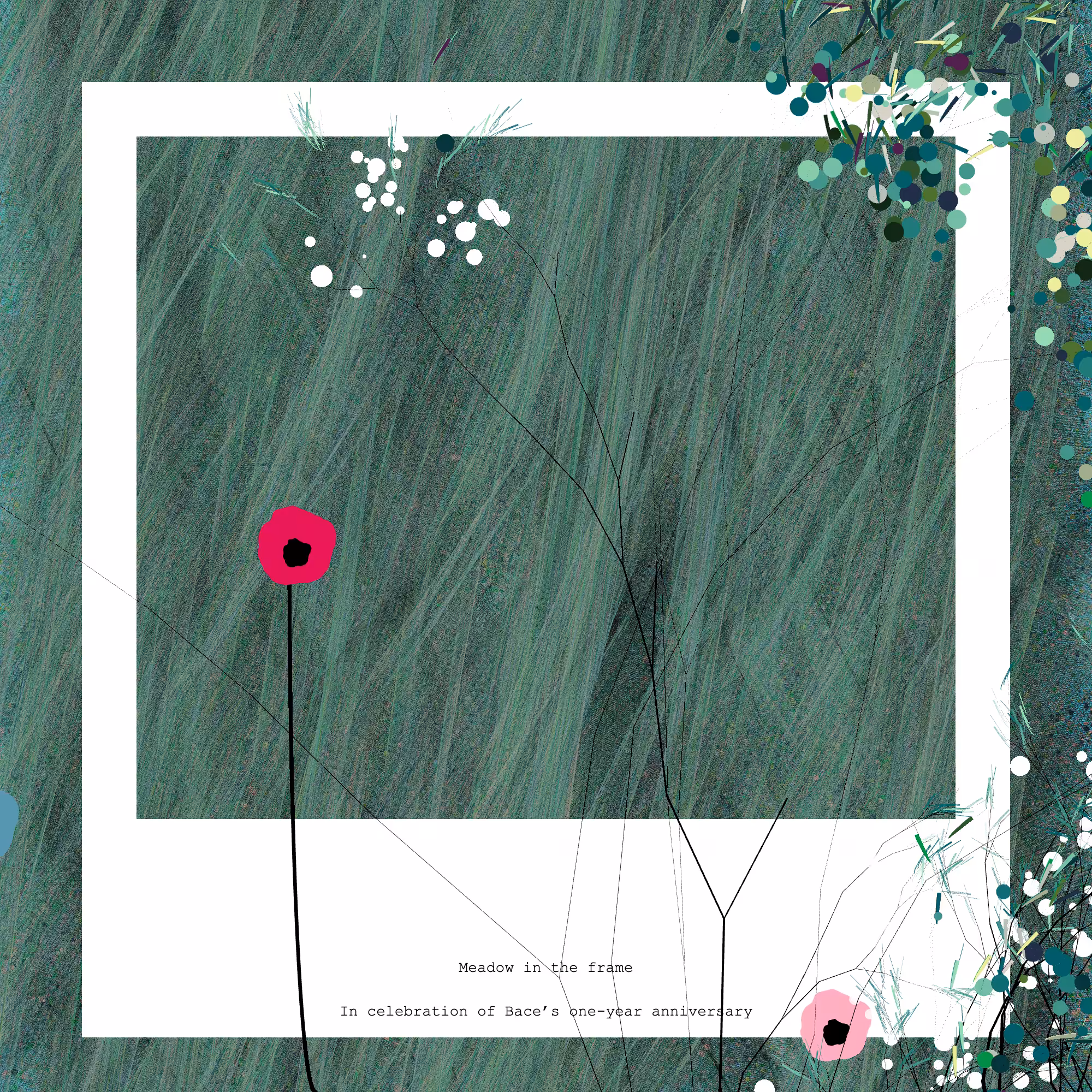 Rodeo posts: Meadow in the frame #B1